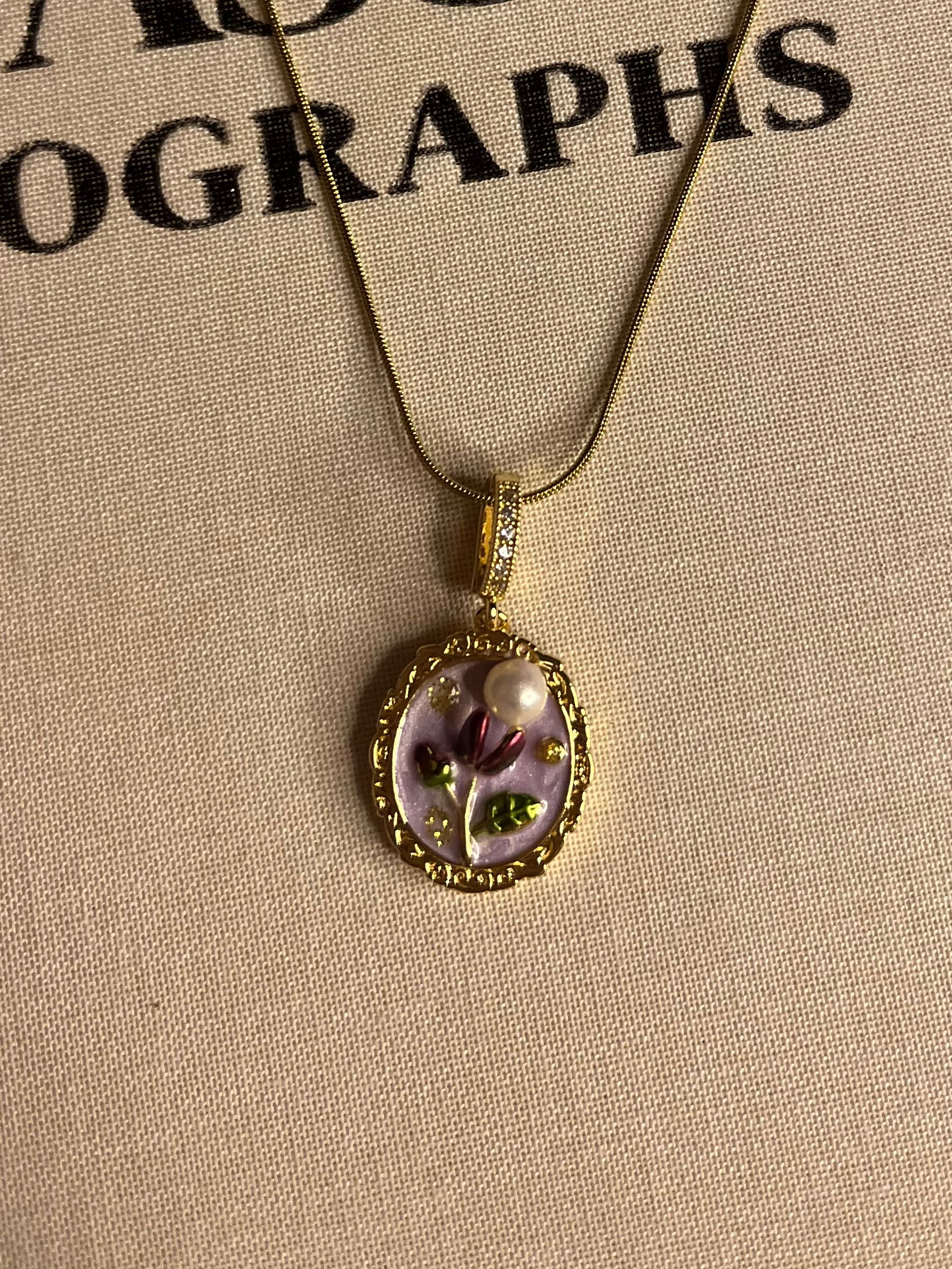 inci sanat kolye gold