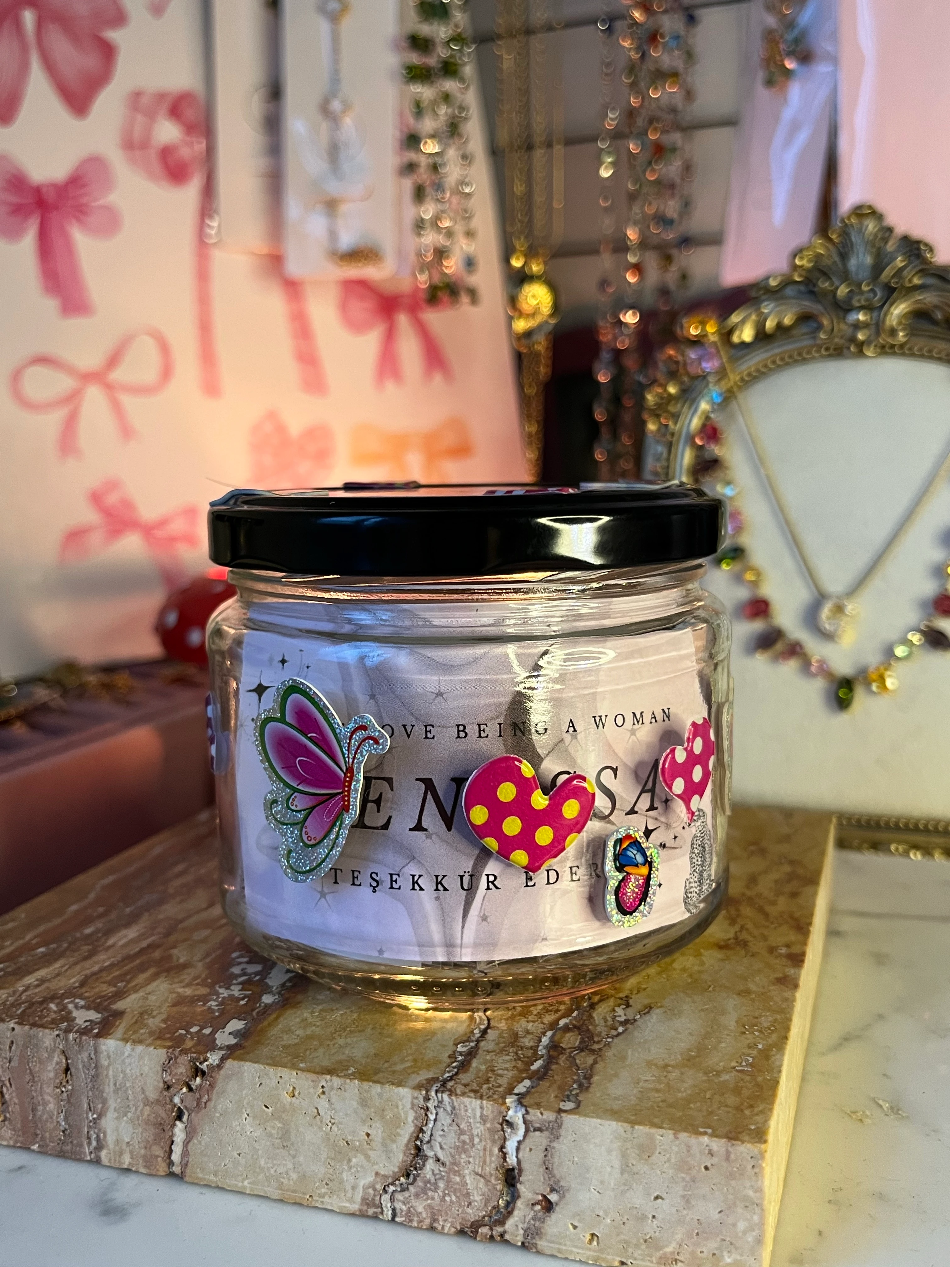 Large boy sürpriz takı kavanozu