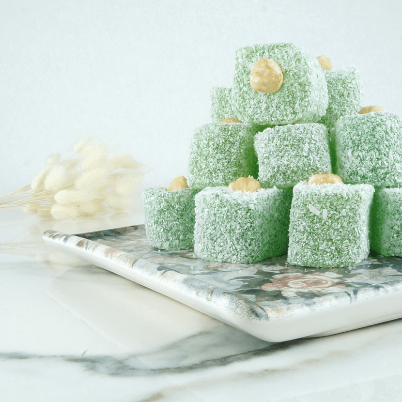 Muz Aromalı Basma Fındıklı Lokum