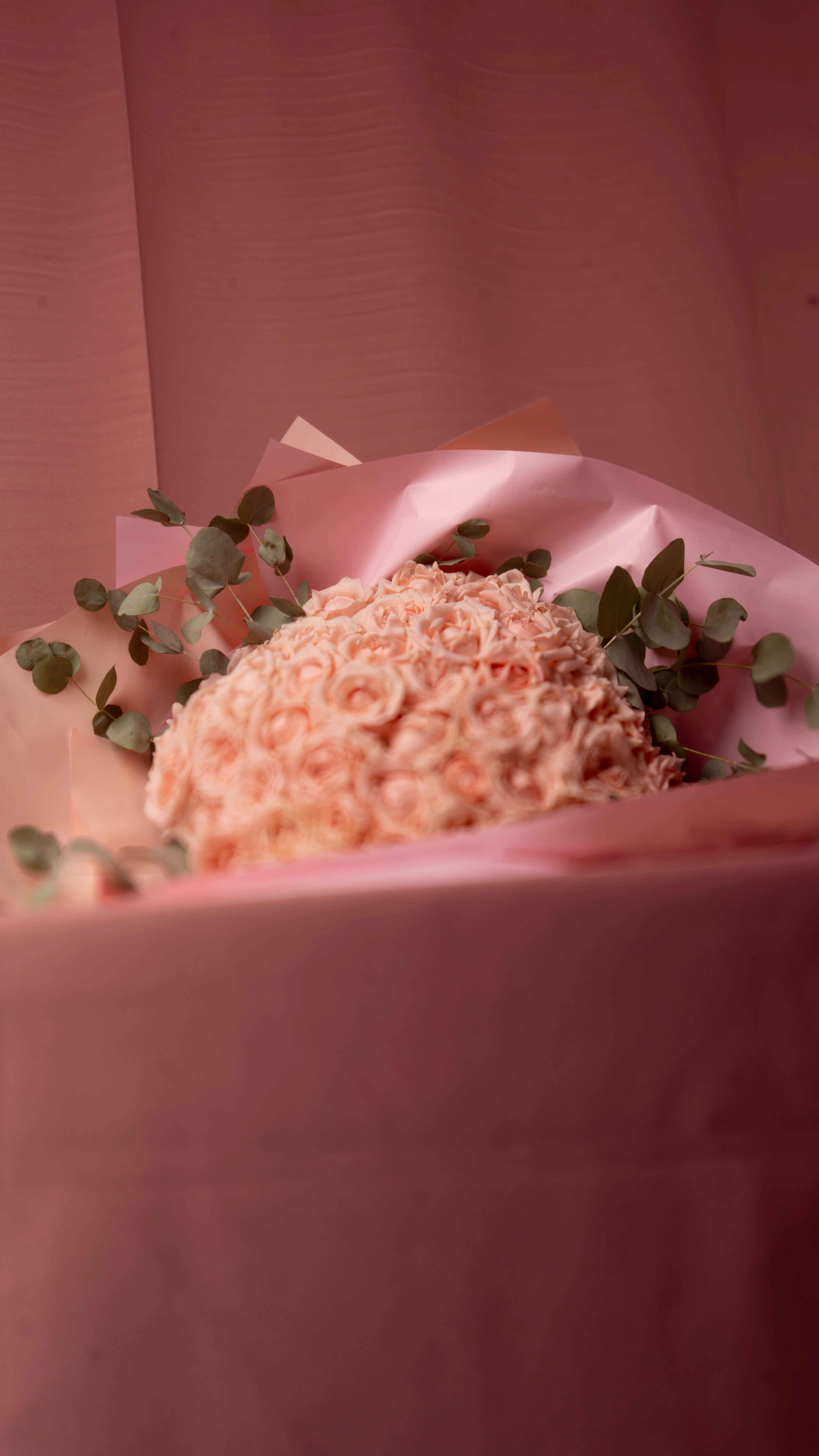 Pastel Pembe - Somon Gül Buketi