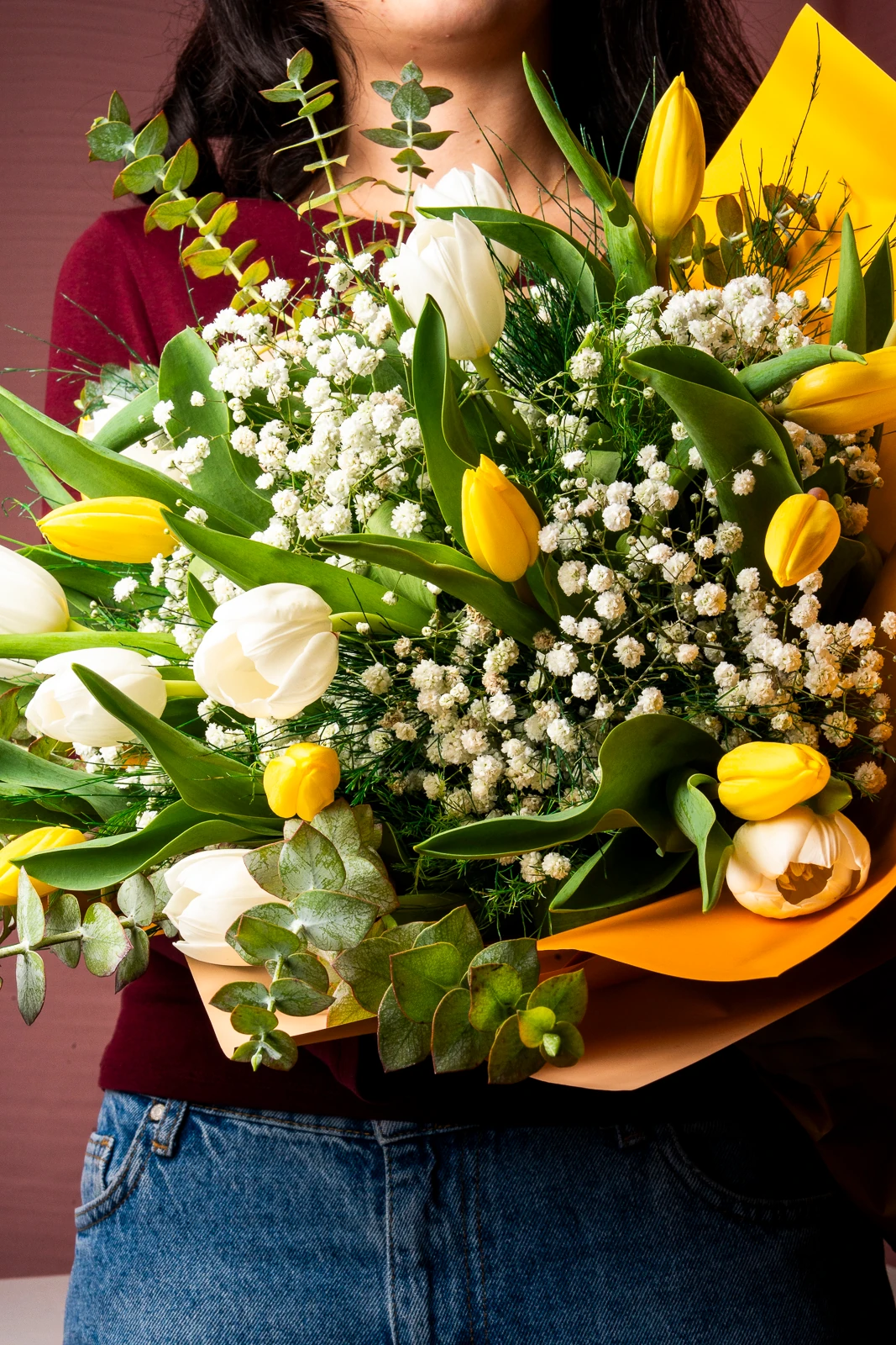 Sunrise Kiss - Karışık Lale Buketi 