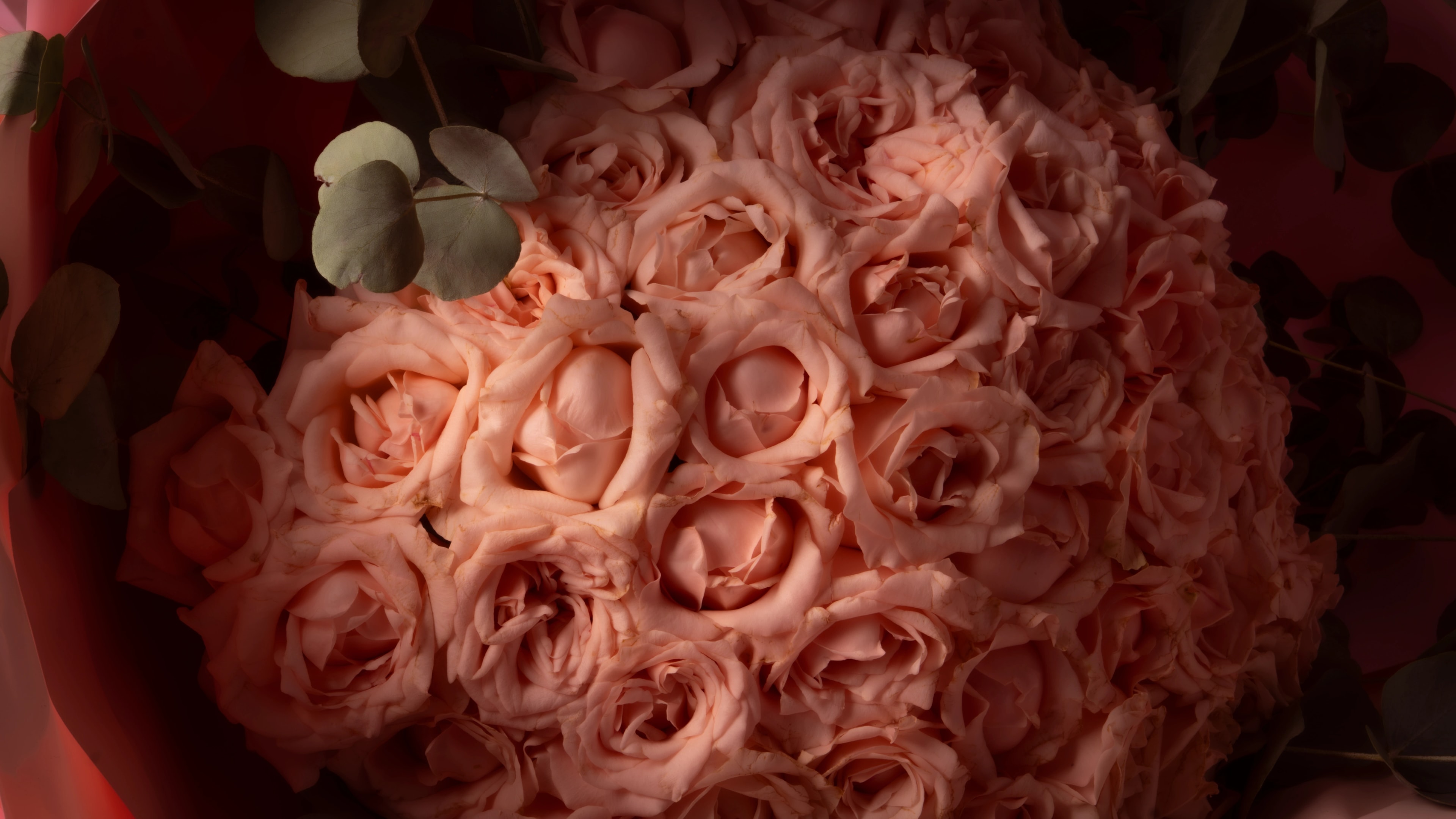 Pastel Pembe - Somon Gül Buketi