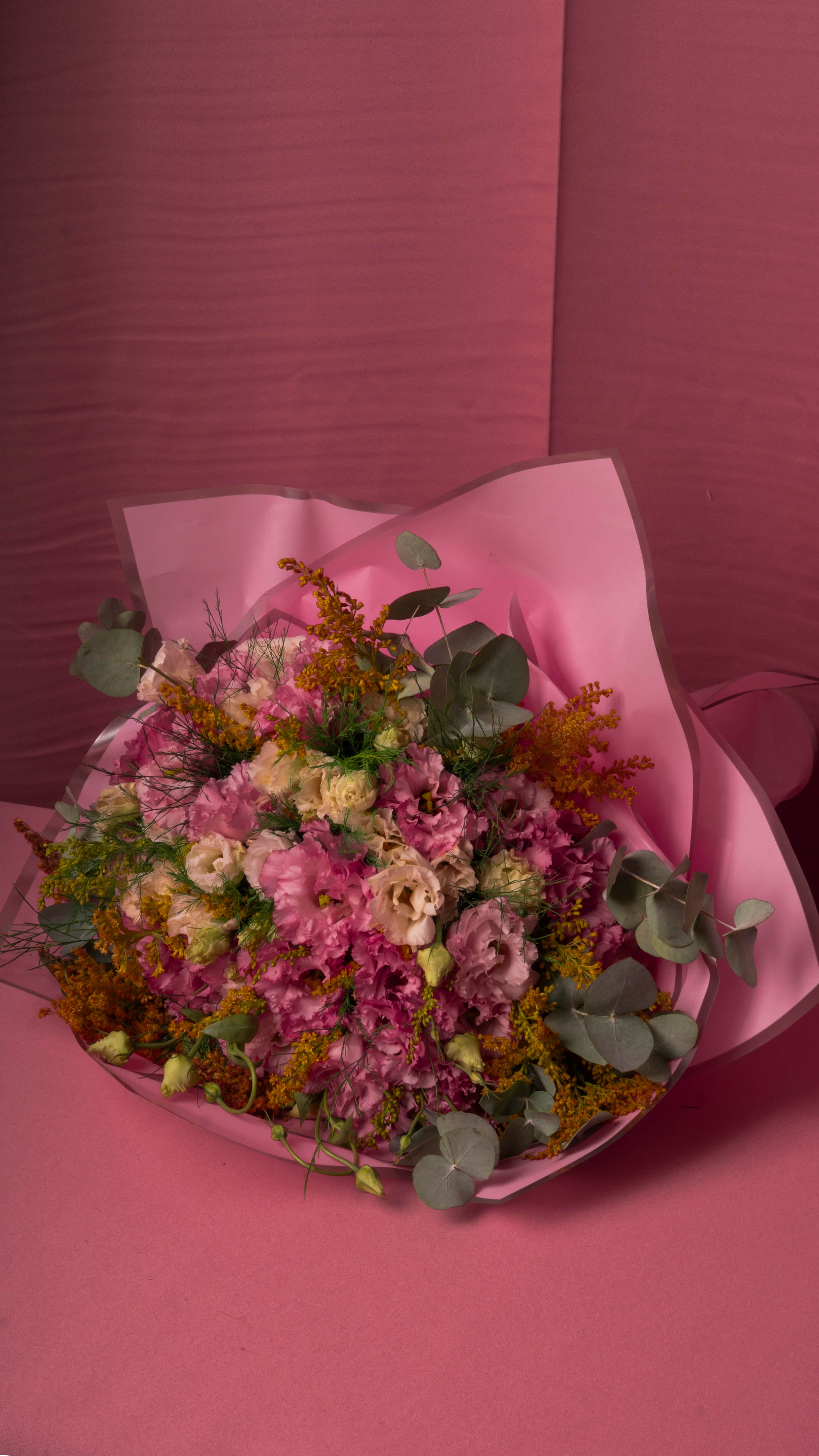 Cinderella - Pembe Lisyantus Buketi
