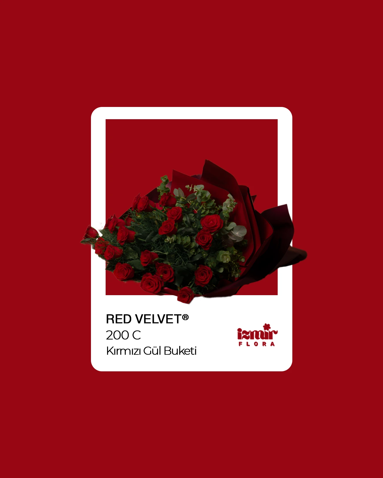 Red Velvet - Kırmızı Gül Buketi 