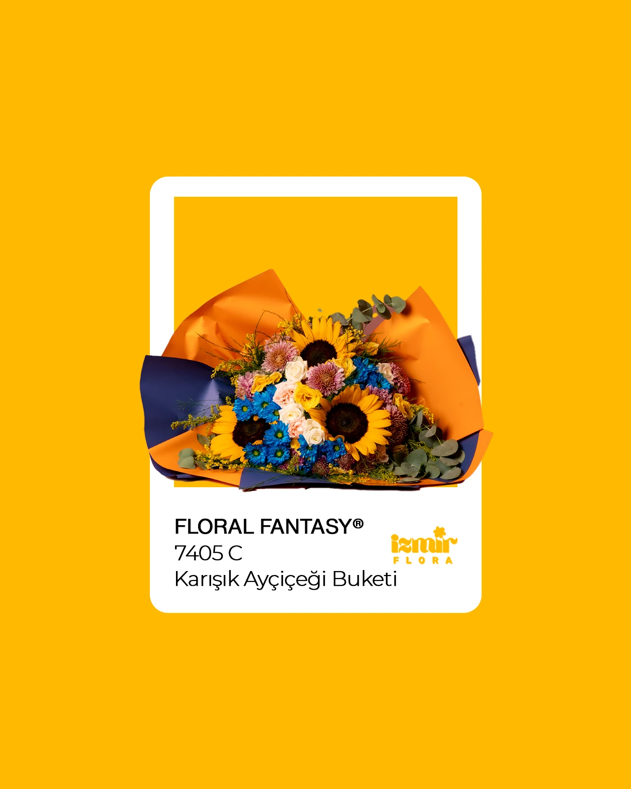 Floral Fantasy - Karışık Ayçiçeği Buketi 