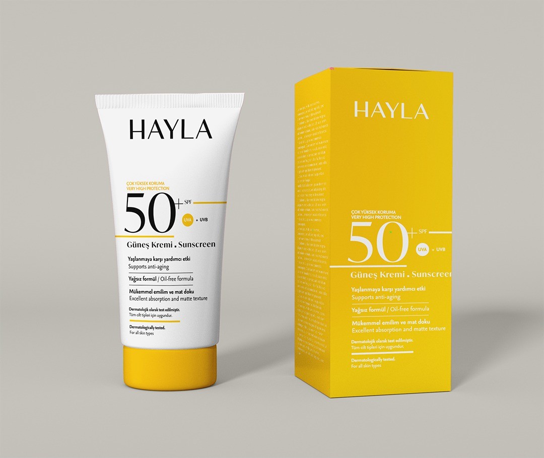 Hayla Suda Akmayan Güneş Kremi 50+Spf 
