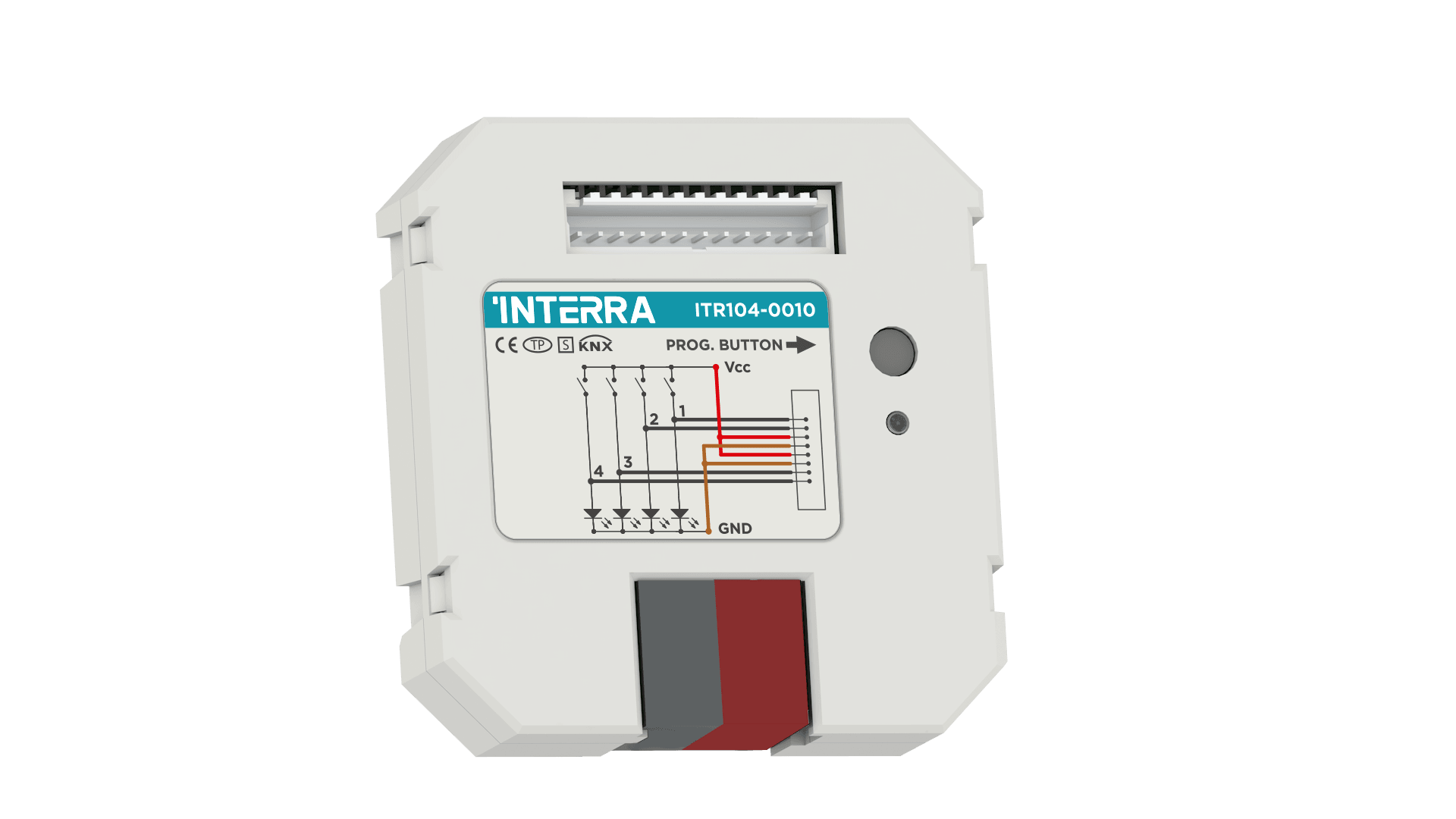 İnterra 4 Channel KNX Binary Input / Push Button Interface