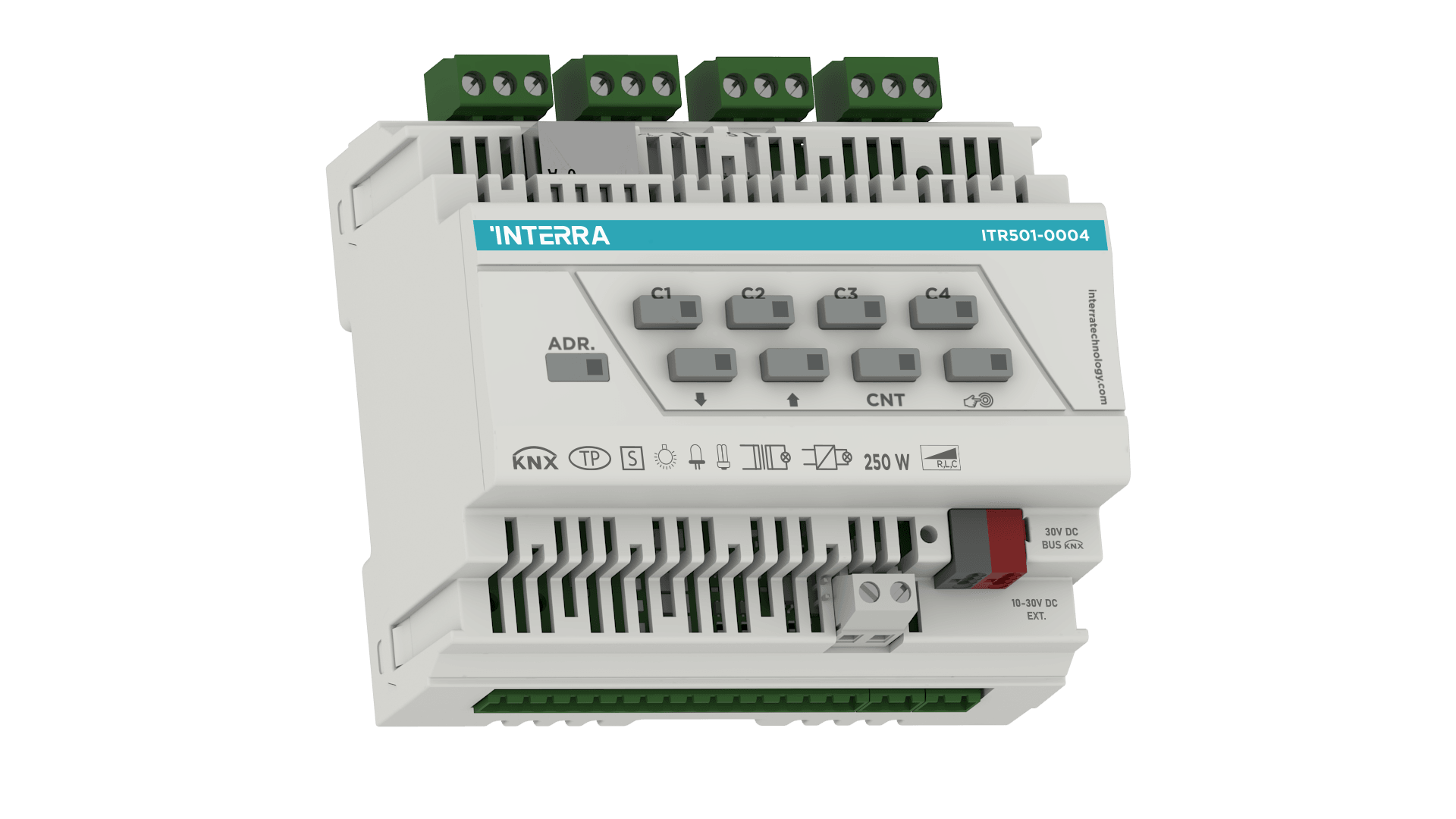 Interra - ITR501-0004 KNX Universal Dimmer Actuator - 4 Channel