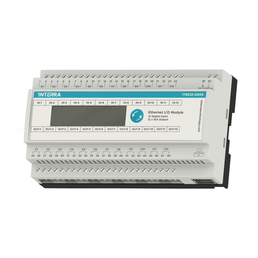 İnterra 12 Channel Ethernet I/O Module