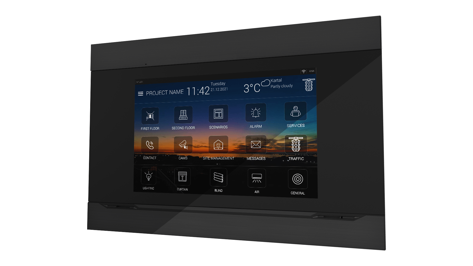 İnterra 4 - 7" Dokunmatik Panel, Android, KNX"