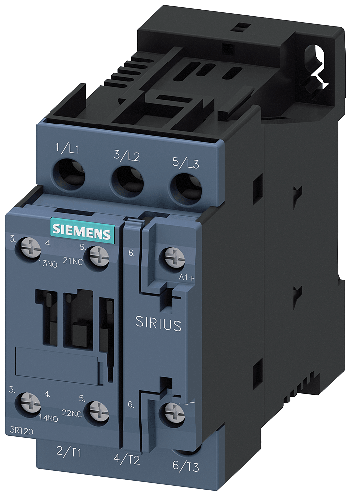 SIEMENS - 3RT2024-1BB40 5.5kW, 12A, 24VDC 1NO+1NC SIRIUS KONTAKTÖR VİDA BAĞLANTILI