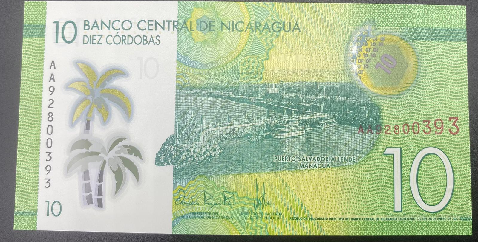 NİKARAGUA>10>CORDOBAS
