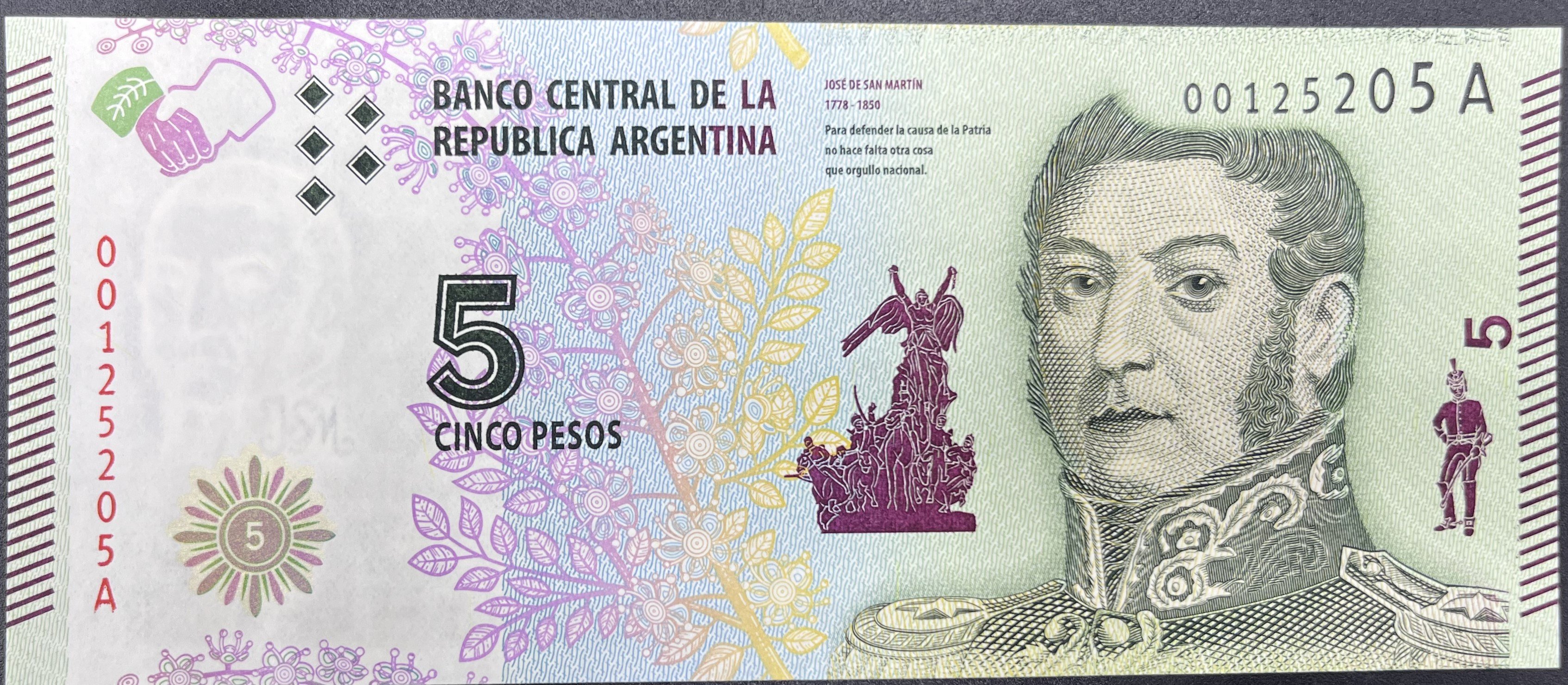 ARJANTİN>5.00>PESOS