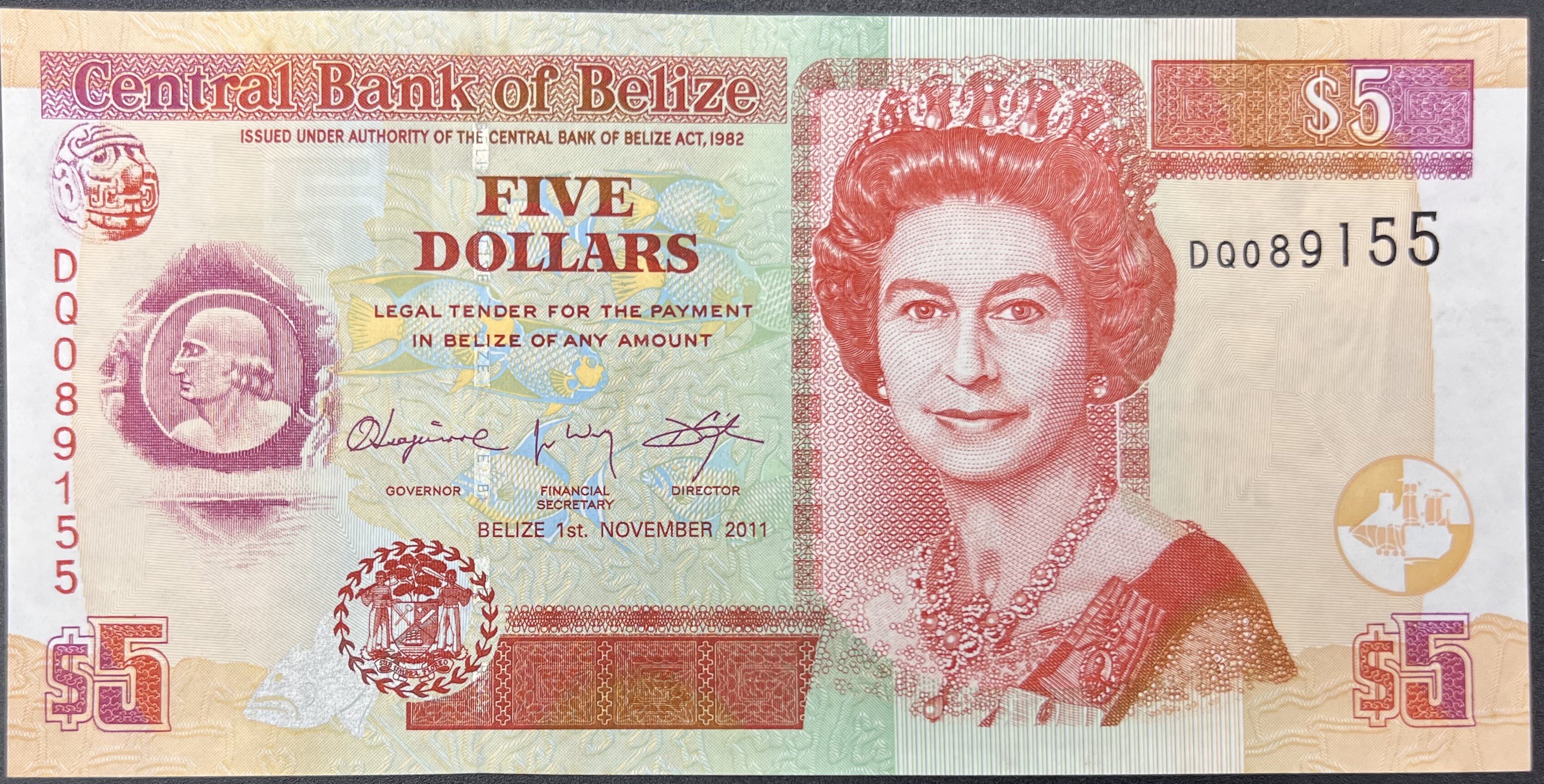 BELİZE>5.00>DOLAR