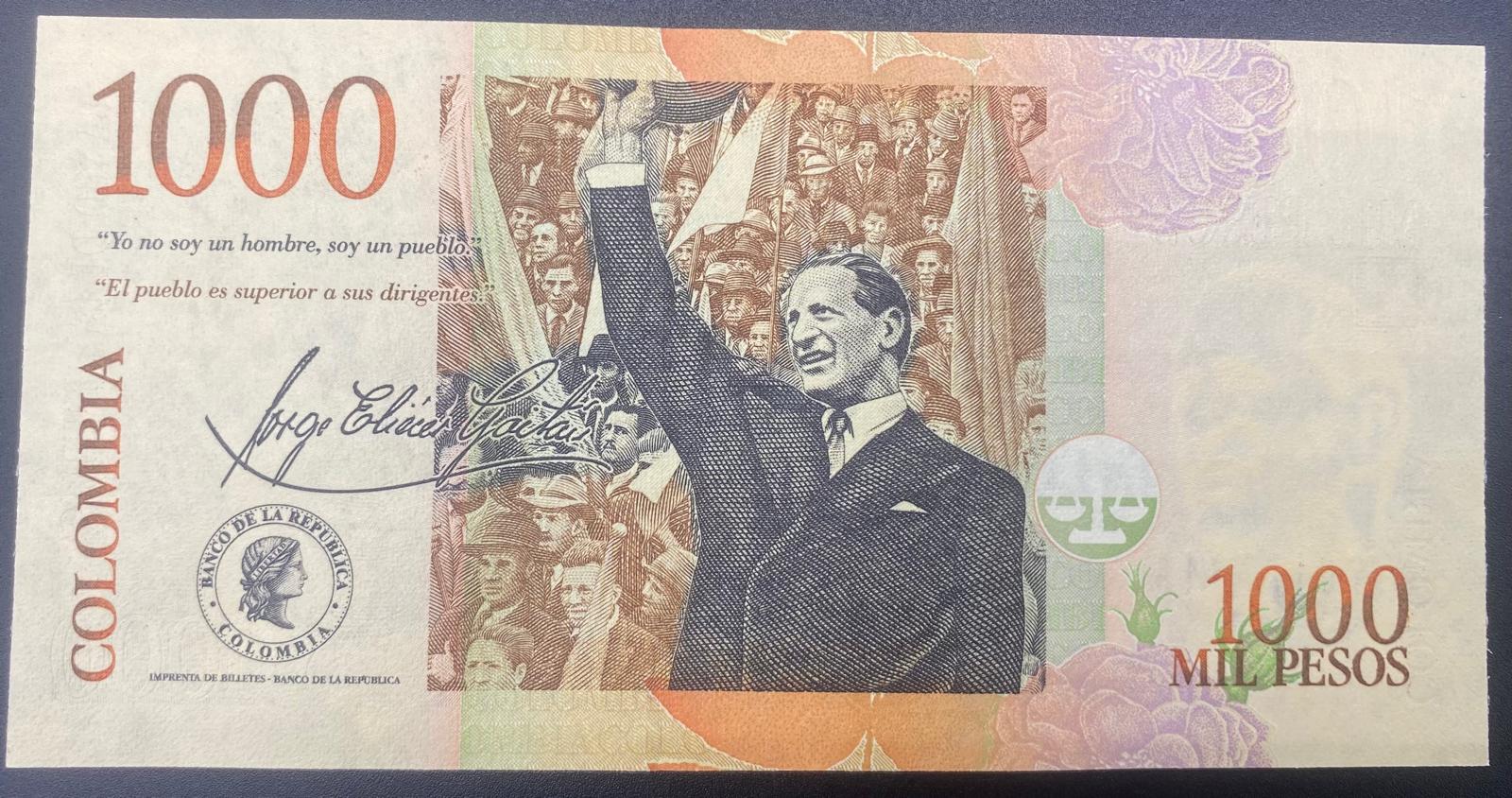 KOLOMBİA  20 PESOS (1983)