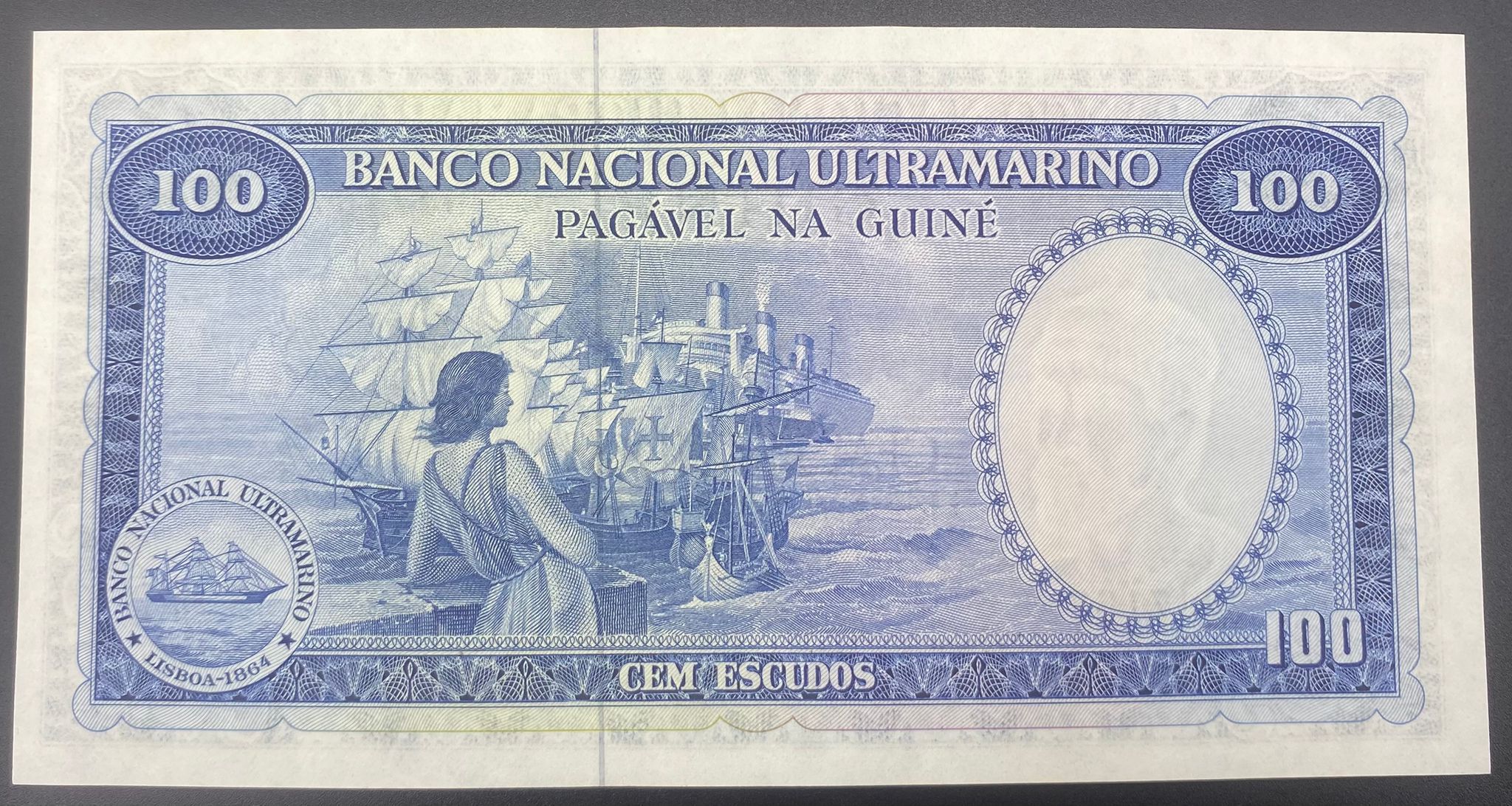 GİNE BİSSA-(PORTEKİZ GİNESİ)-100 ESCUDOS -ÇİL-1971