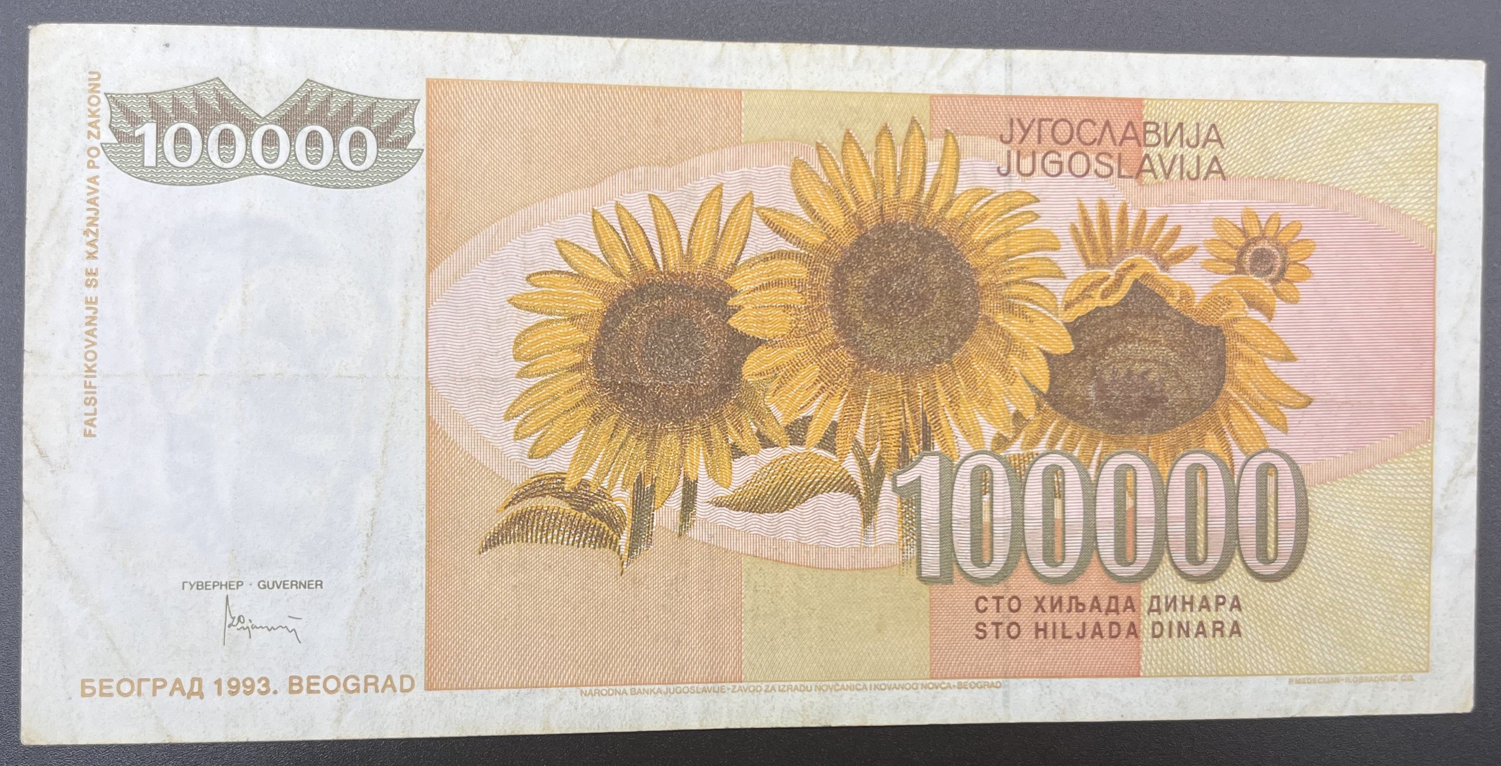 YUGOSLAVYA>100,000.00>DİNAR