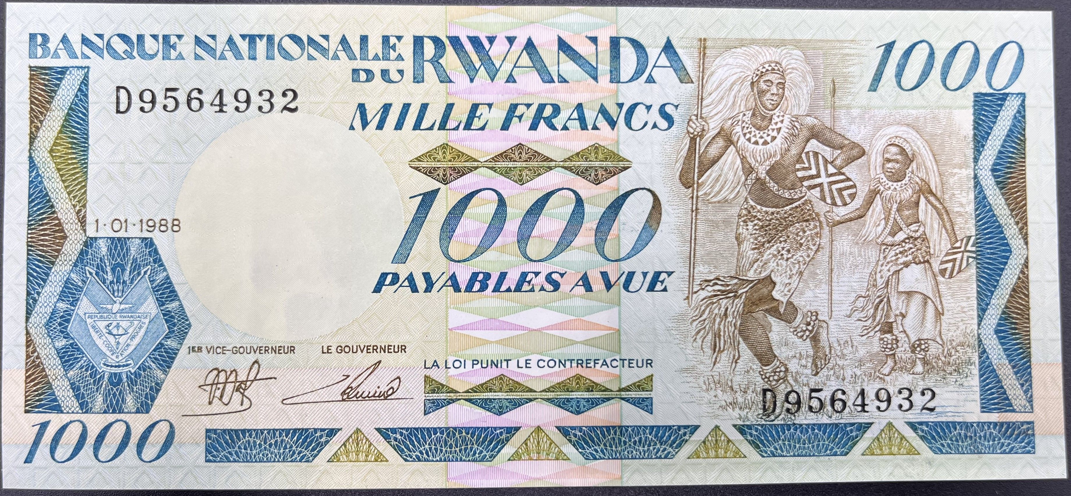 RUWANDA>1,000.00>FRANK