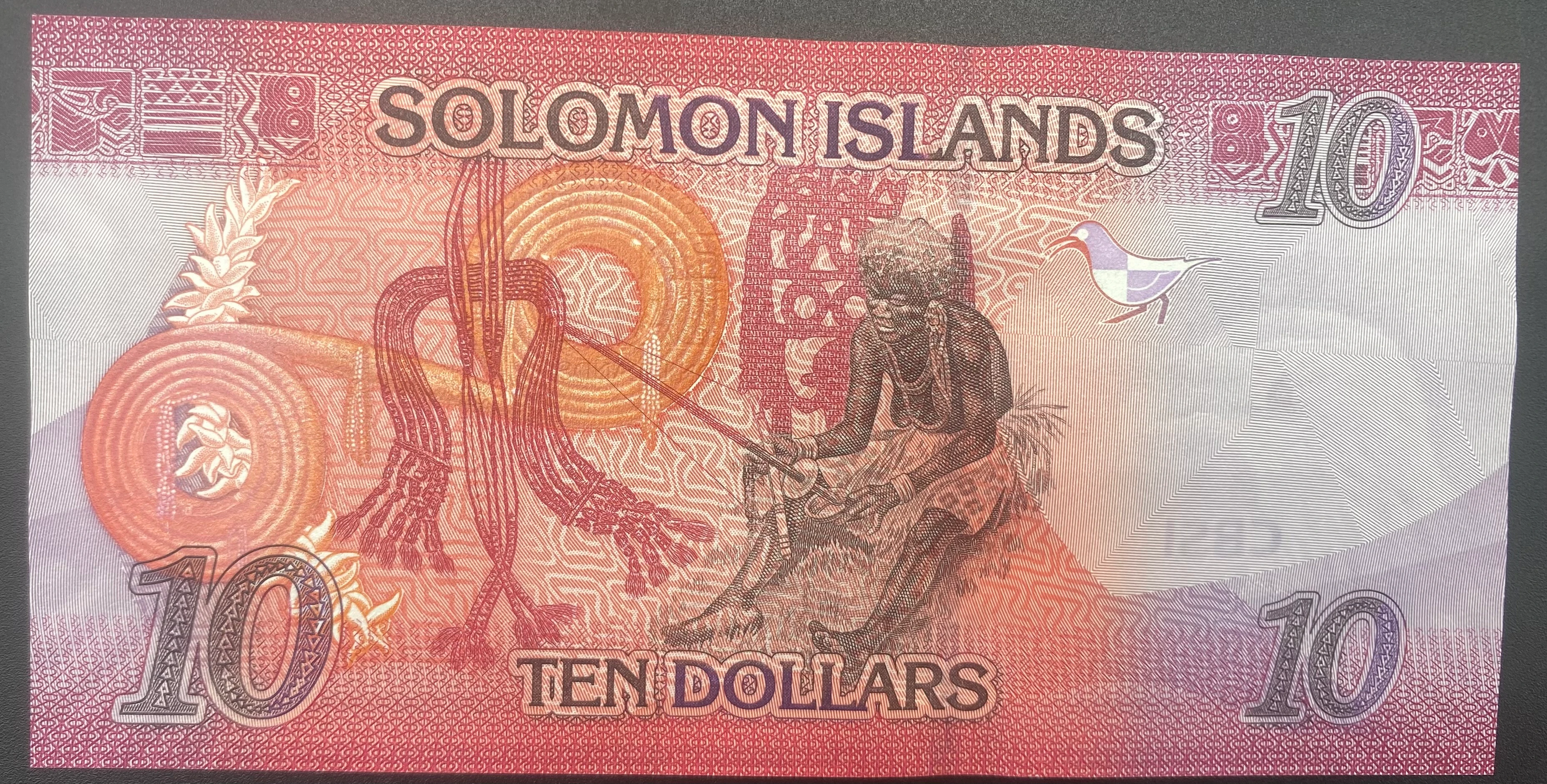 SOLOMON ADALARI  10  DOLAR  (2008)-ÇİL