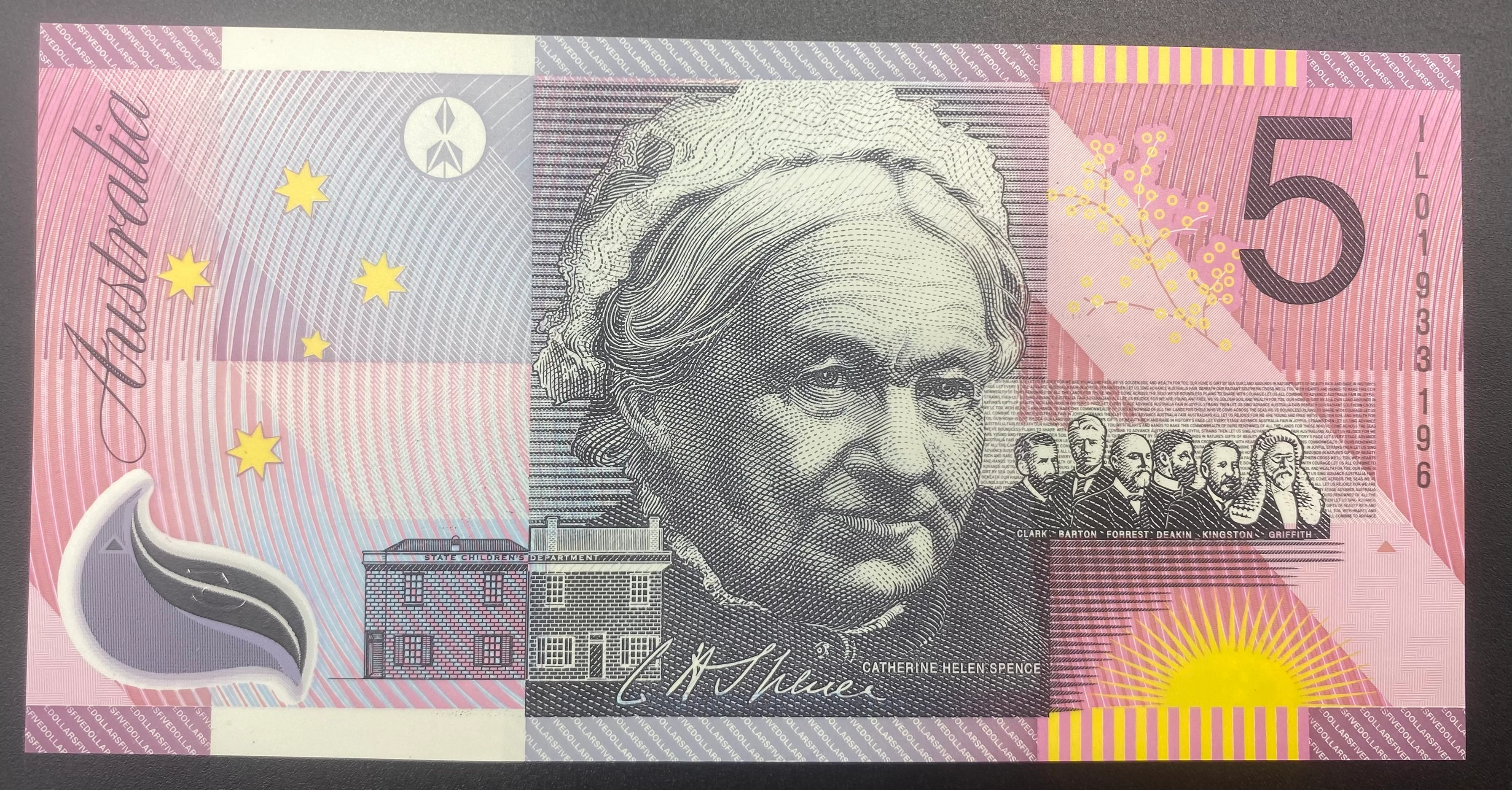 AVUSRURALYA  5  DOLAR  (1992)-ÇİL