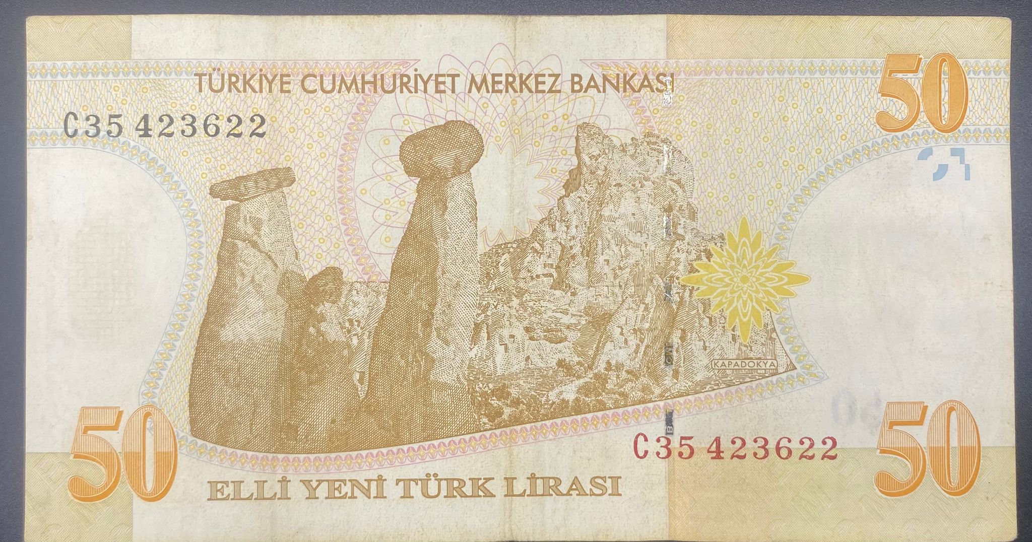 8.EMİSYON>50YTL>TÜRK PARASI> ÇÇT KONDİSYON