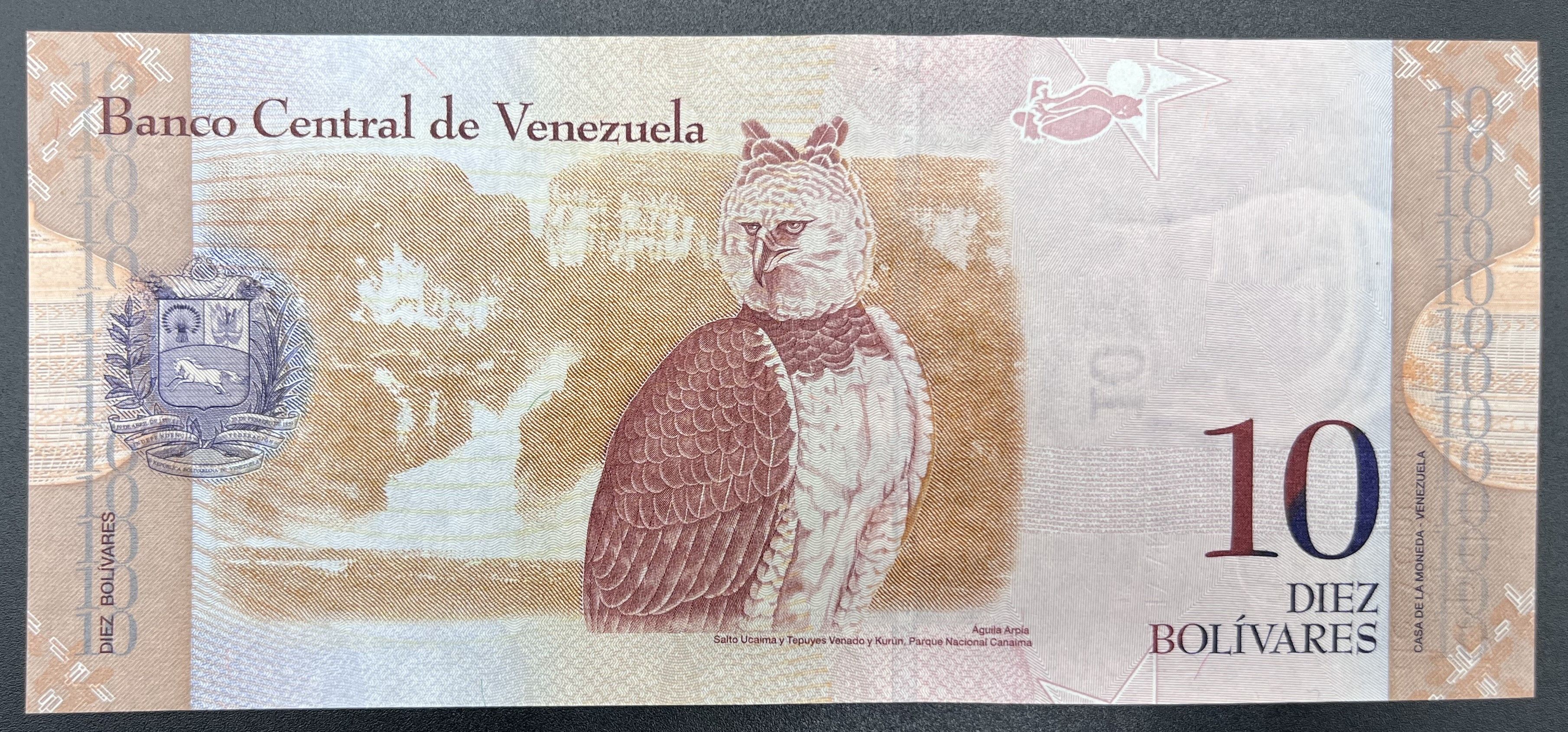 VENEZUELLA>10.00>BOLİVAR