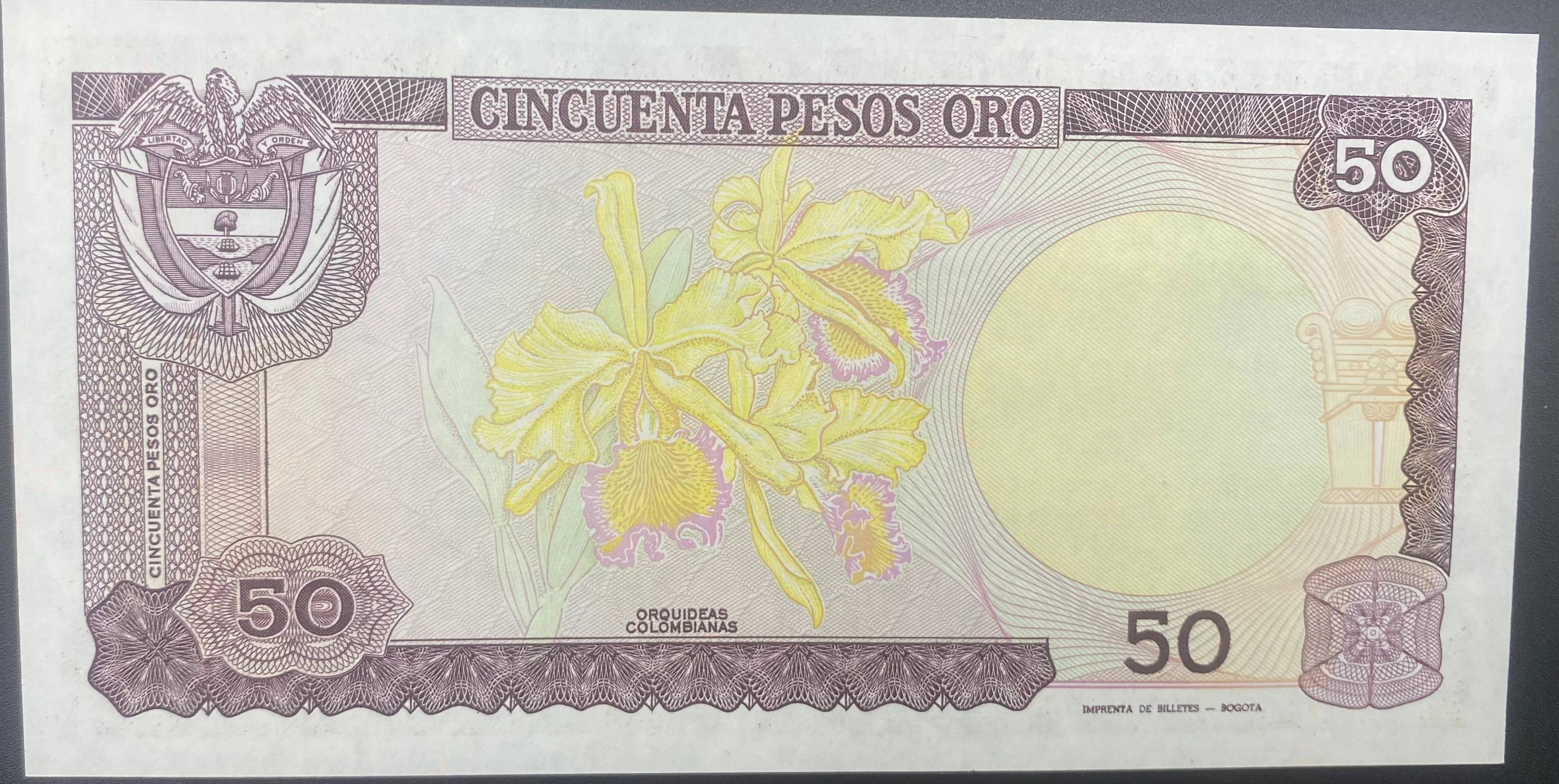 KOLOMBİA  50 PESOS (1996)-ÇİL