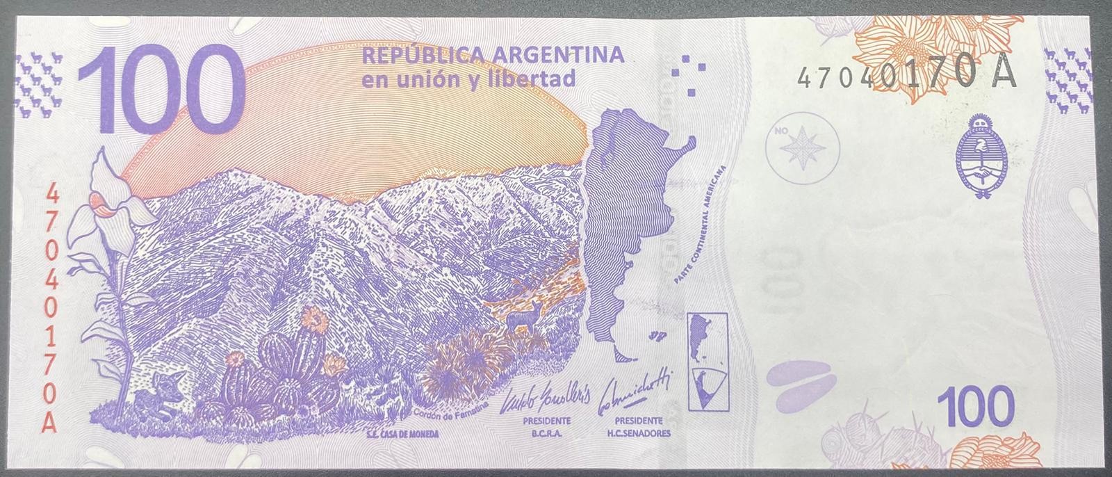 ARJANTİN>100.00>PESOS