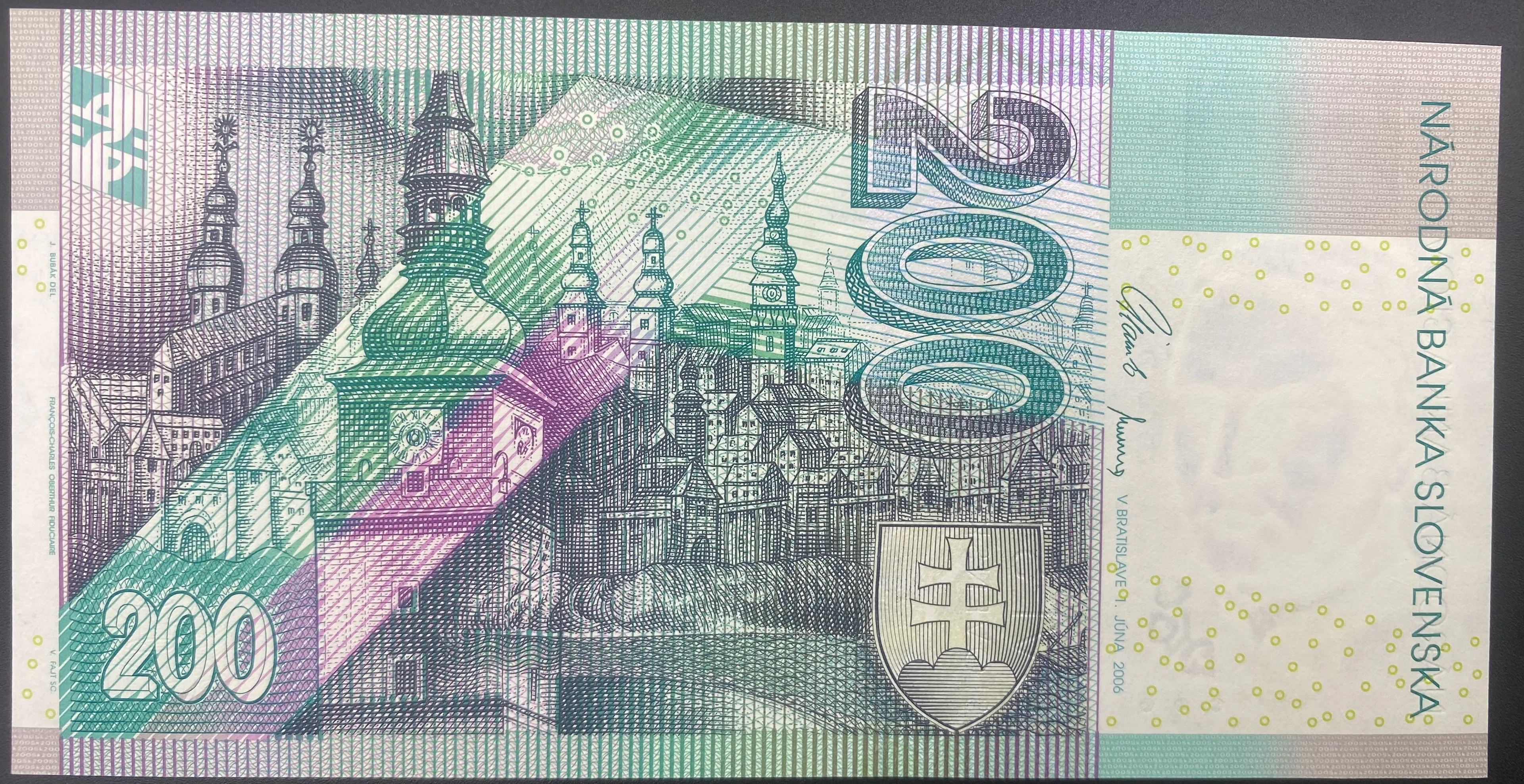 SLOVAKYA  200  KORUN  (2004)-ÇİL