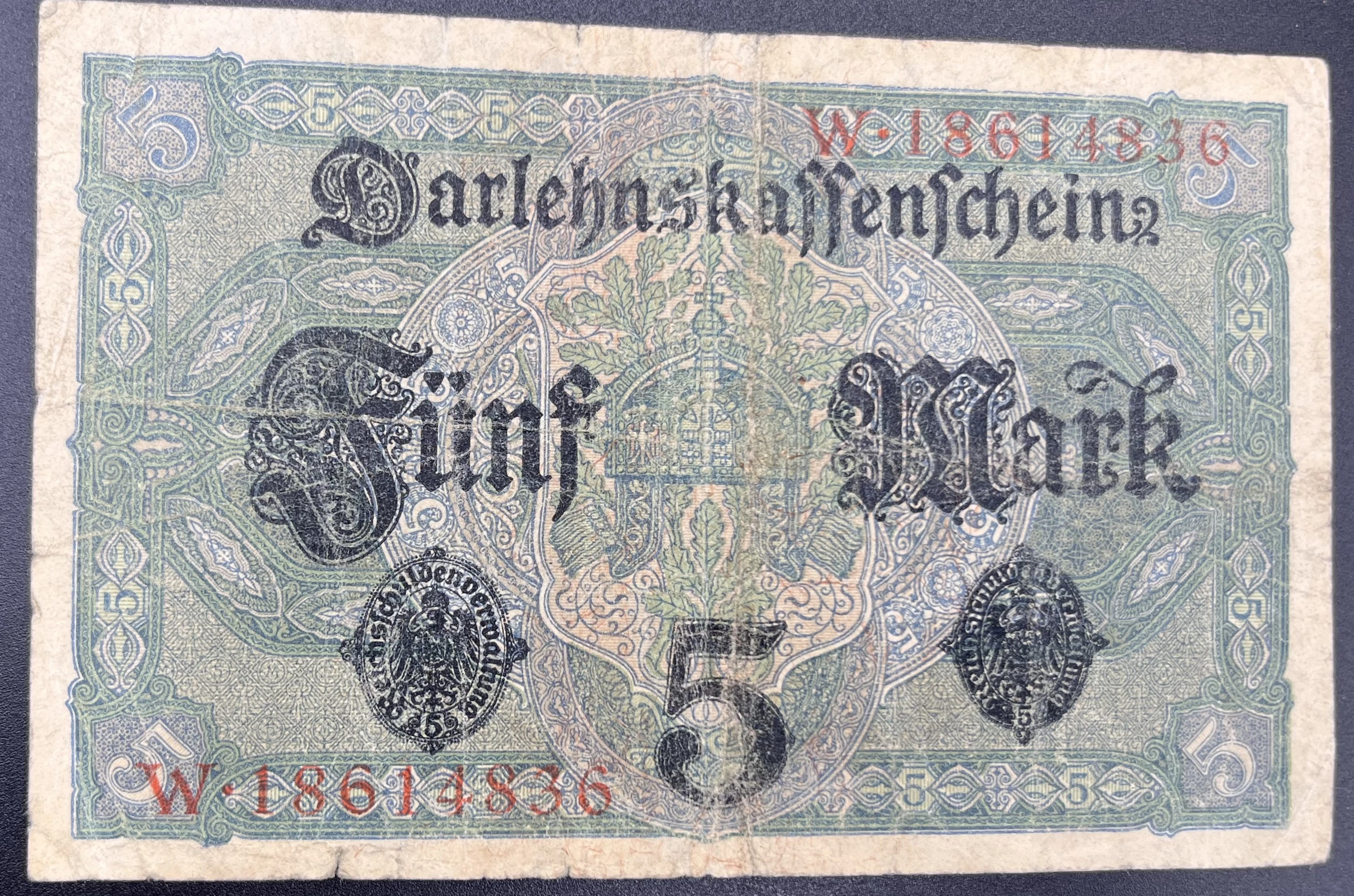 ALMANYA  5  MARK  (1917) -TEMİZ