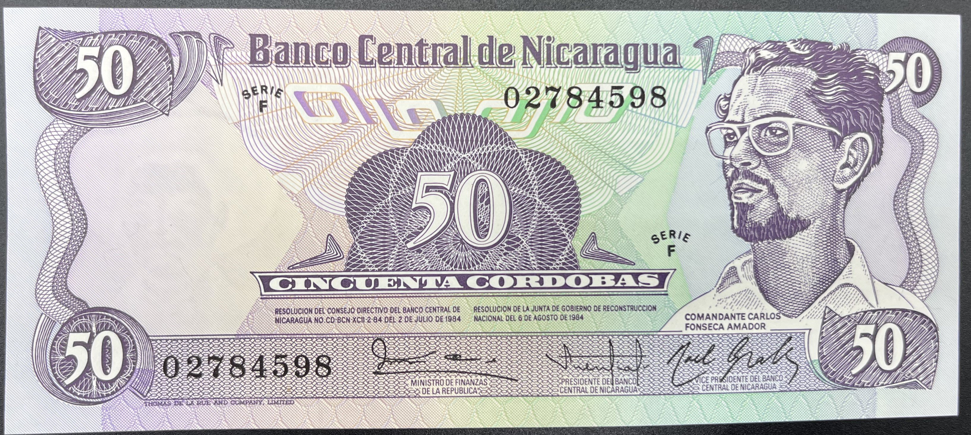 NİKARAGUA>50.00>CORDOBAS