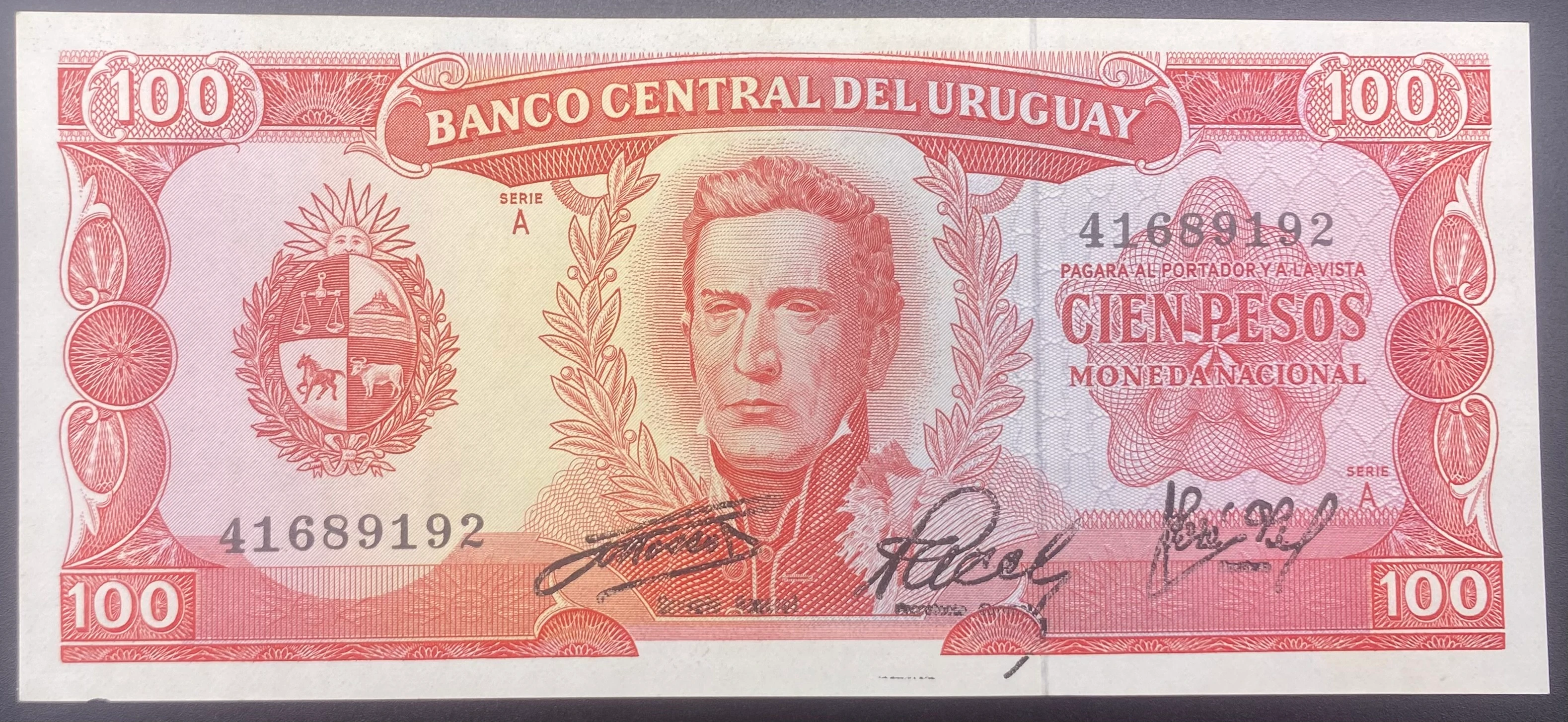 URUGUAY  100  PESOS  (1985)-ÇİL
