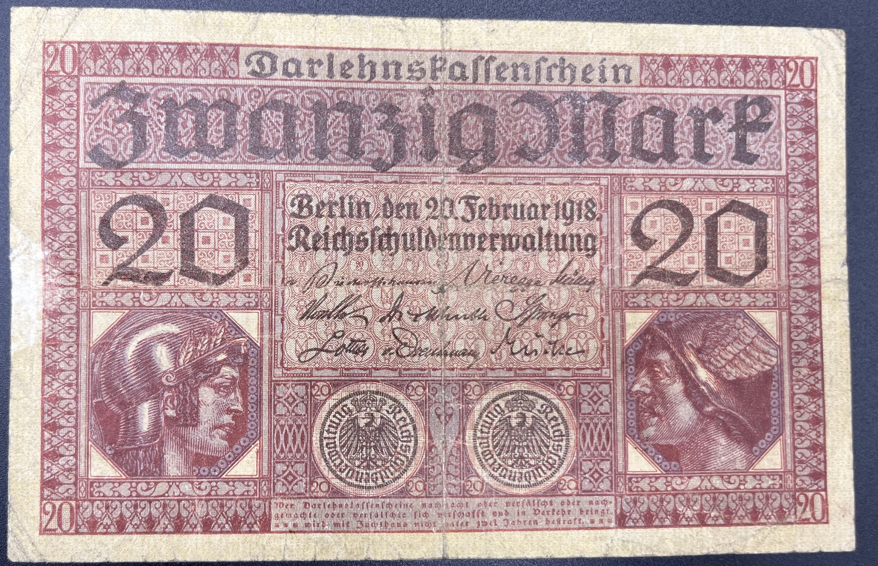 ALMANYA  20  MARK  (1914) -TEMİZ