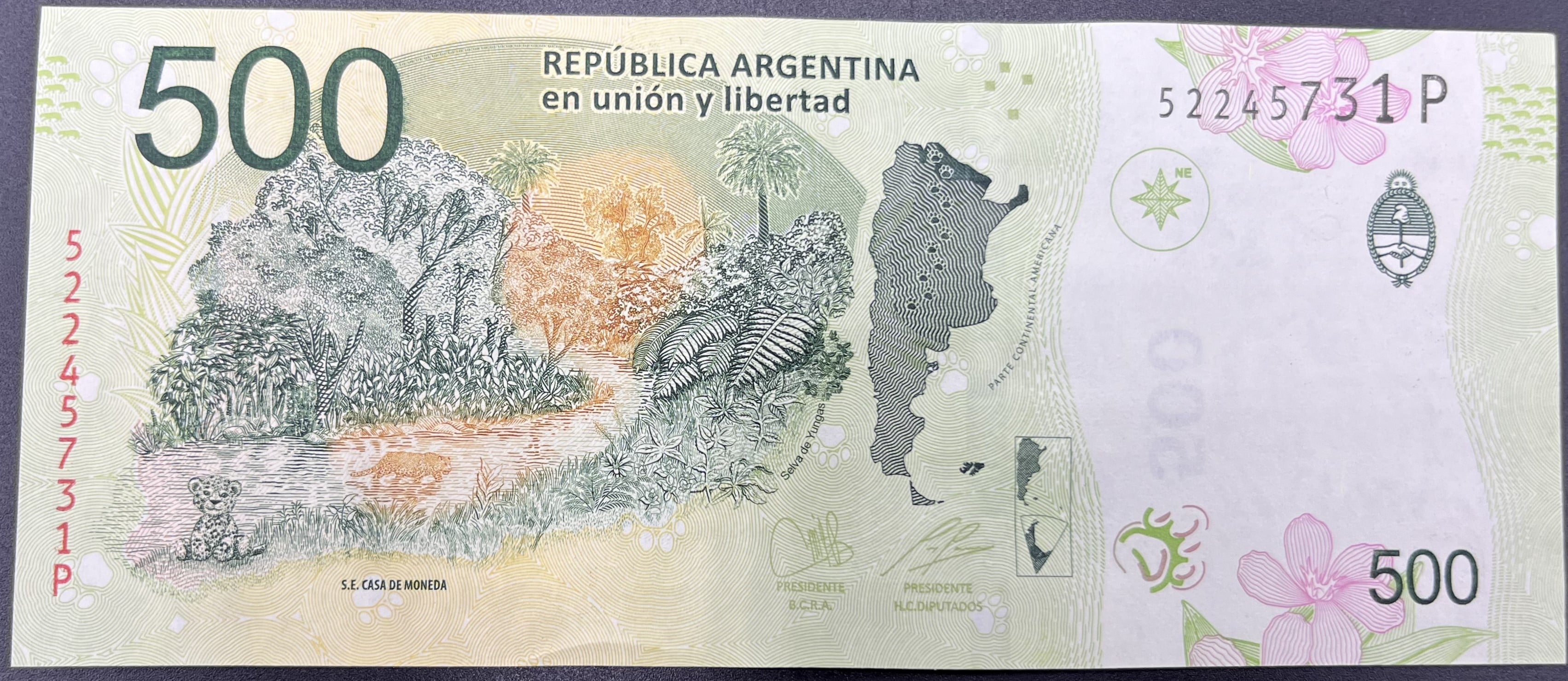 ARJANTİN>500.00>PESOS