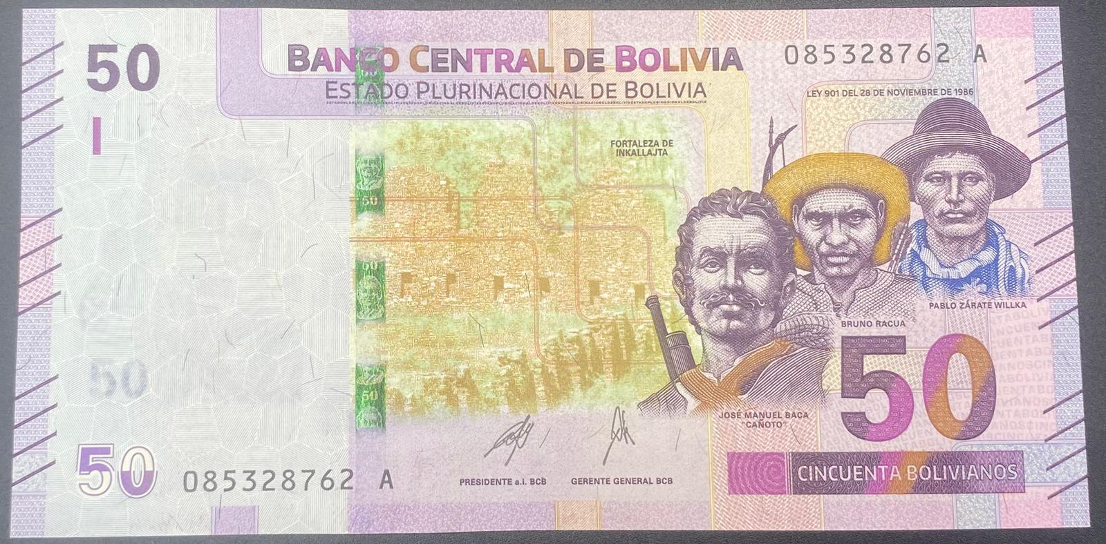 BOLİVYA>50.00>PESOS