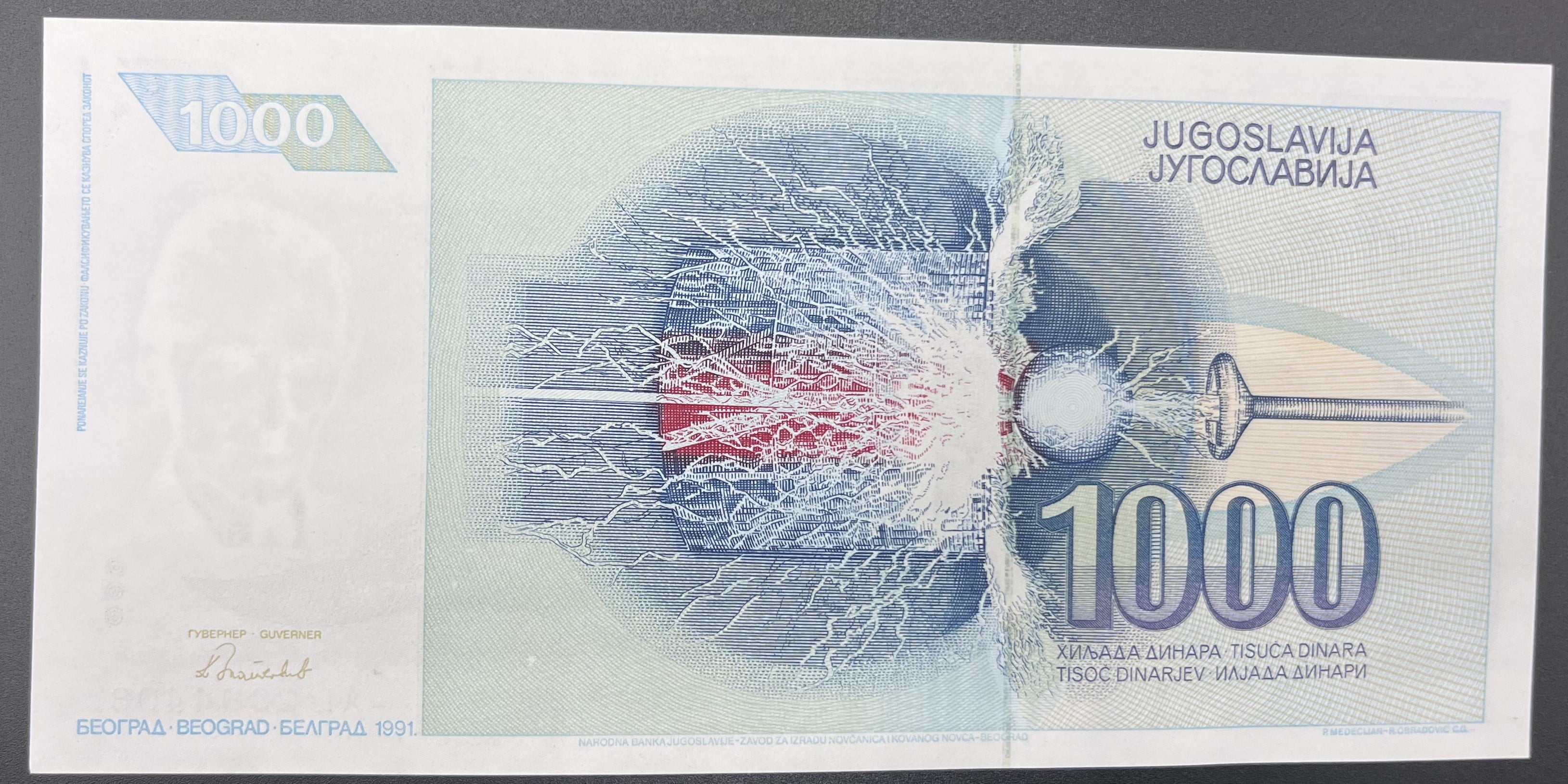YUGOSLAVYA>1,000.00>DİNAR