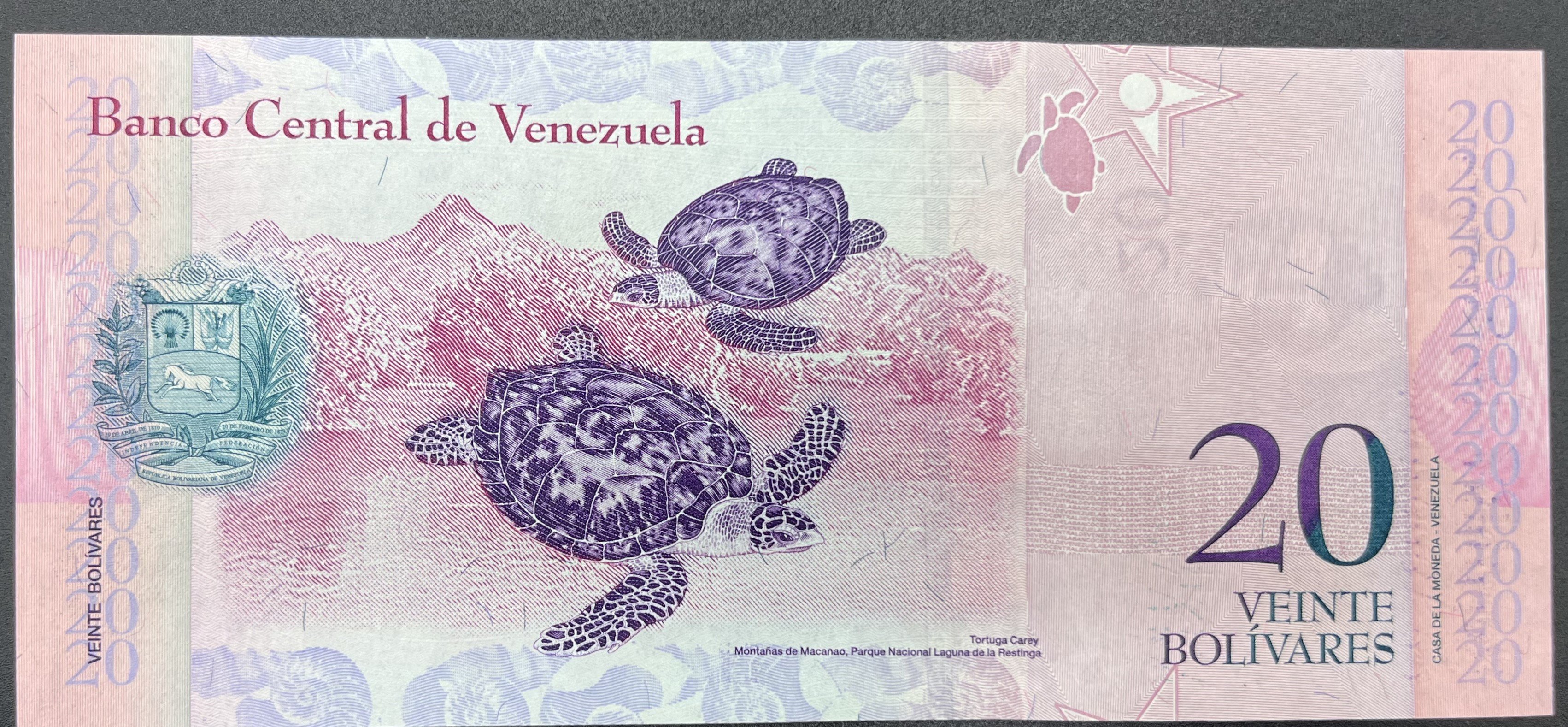 VENEZUELLA>20.00>BOLİVAR