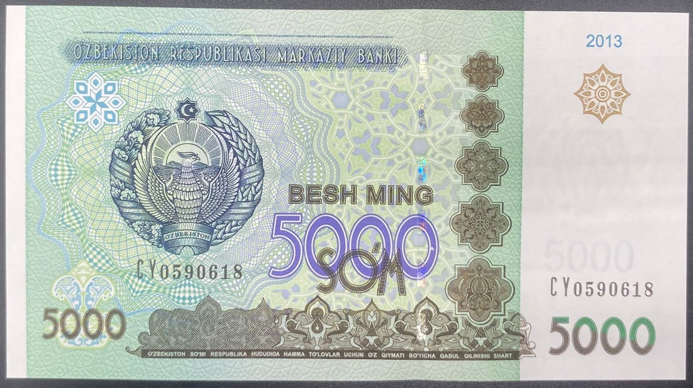 ÖZBEKİSTAN>5,000.00>MANAT