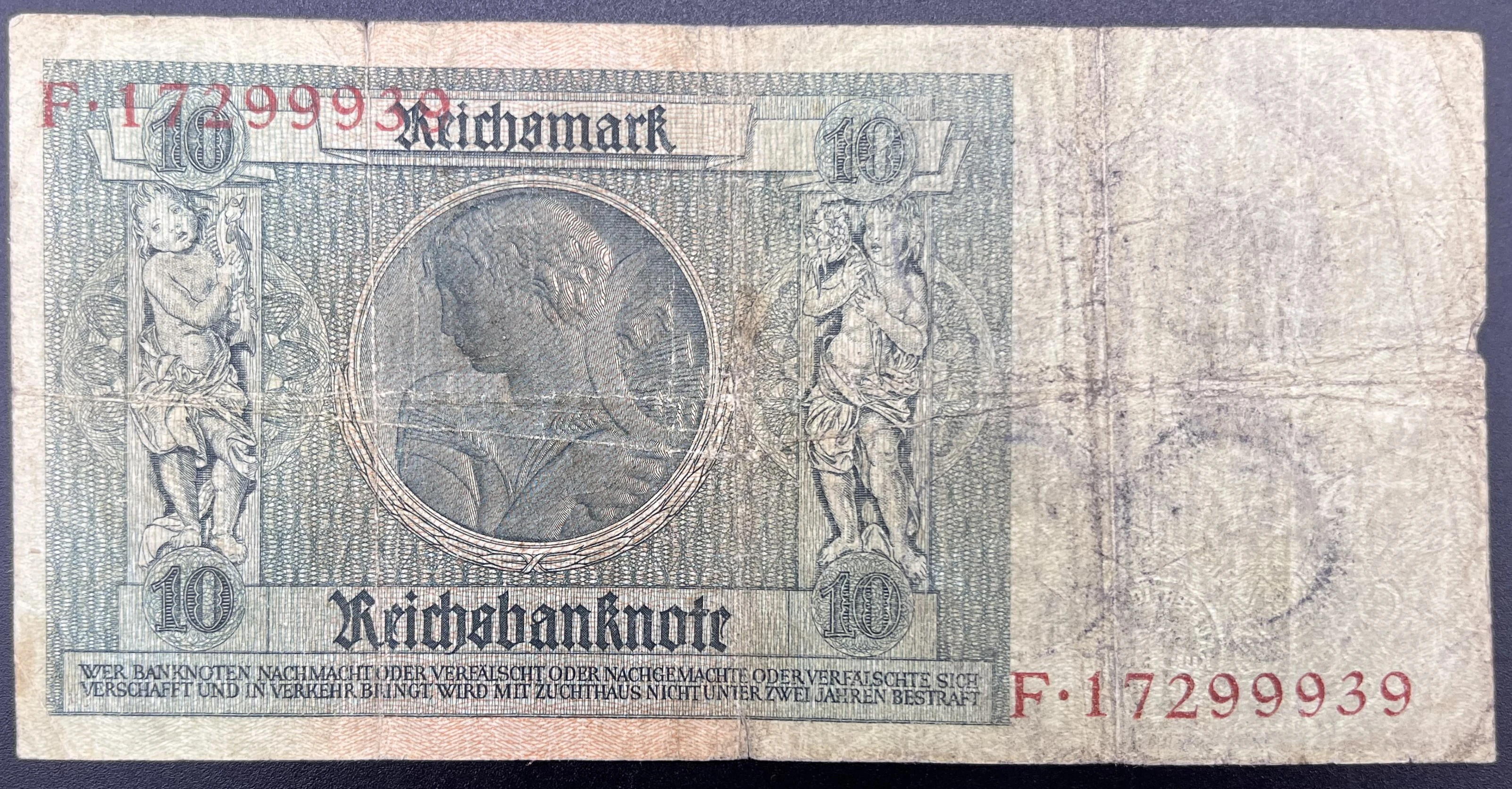 ALMANYA  10  MARK  (1924) -TEMİZ