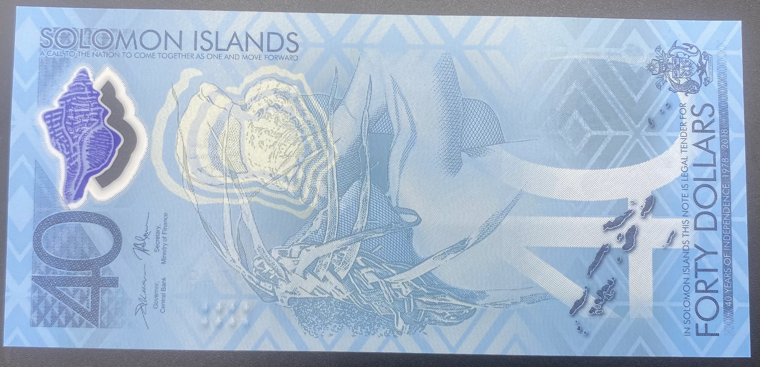 SOLOMON ADALARI  40  DOLAR  (2016)-ÇİL