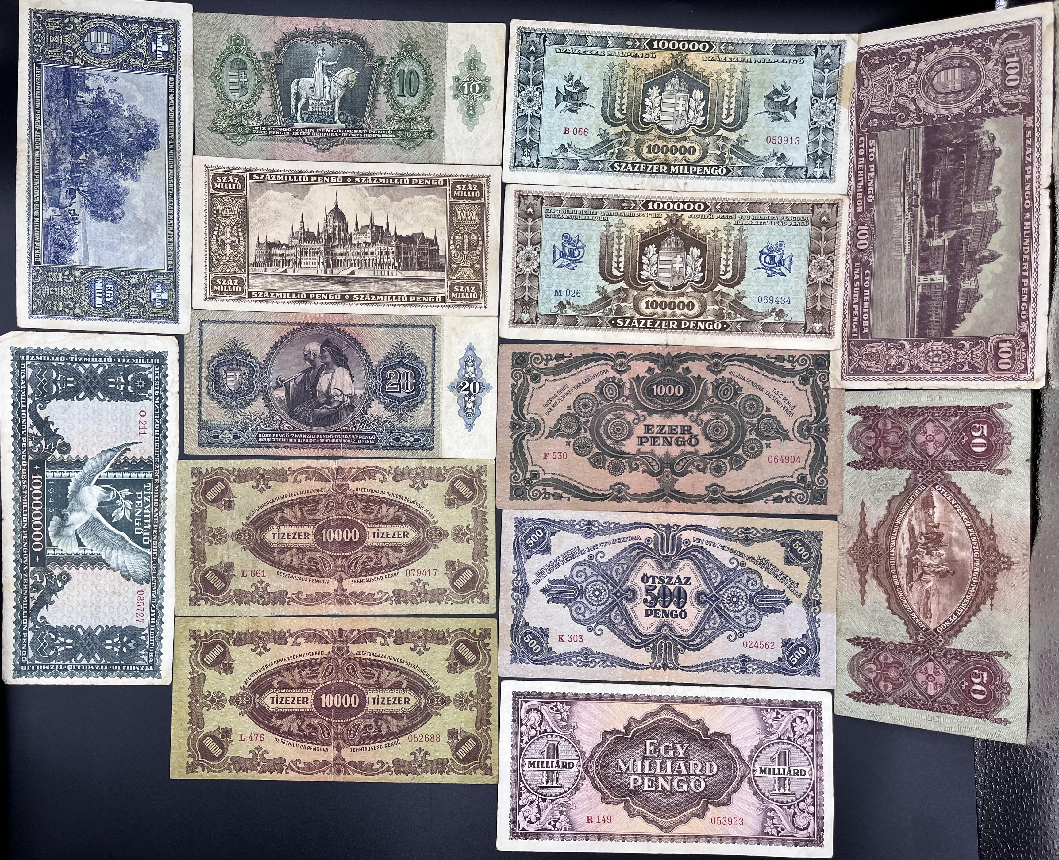 MACARİSTAN >14   LÜ SET>PENGO