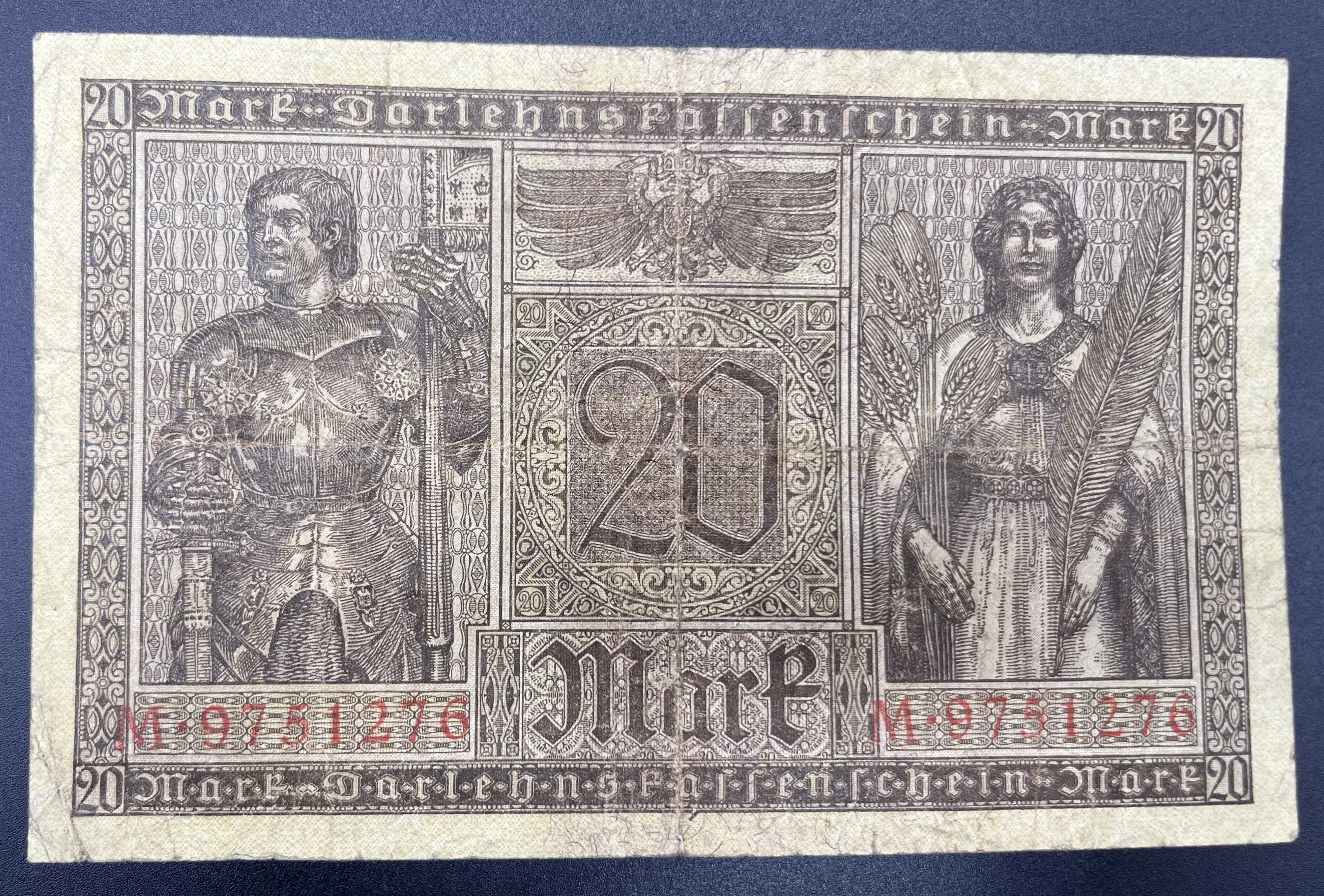 ALMANYA  20  MARK  (1914) -TEMİZ