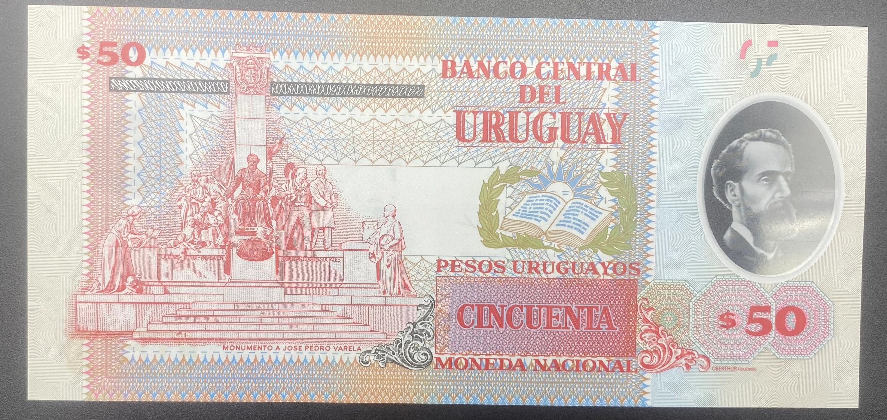 URUGUAY  50  PESOS  (2020)-ÇİL