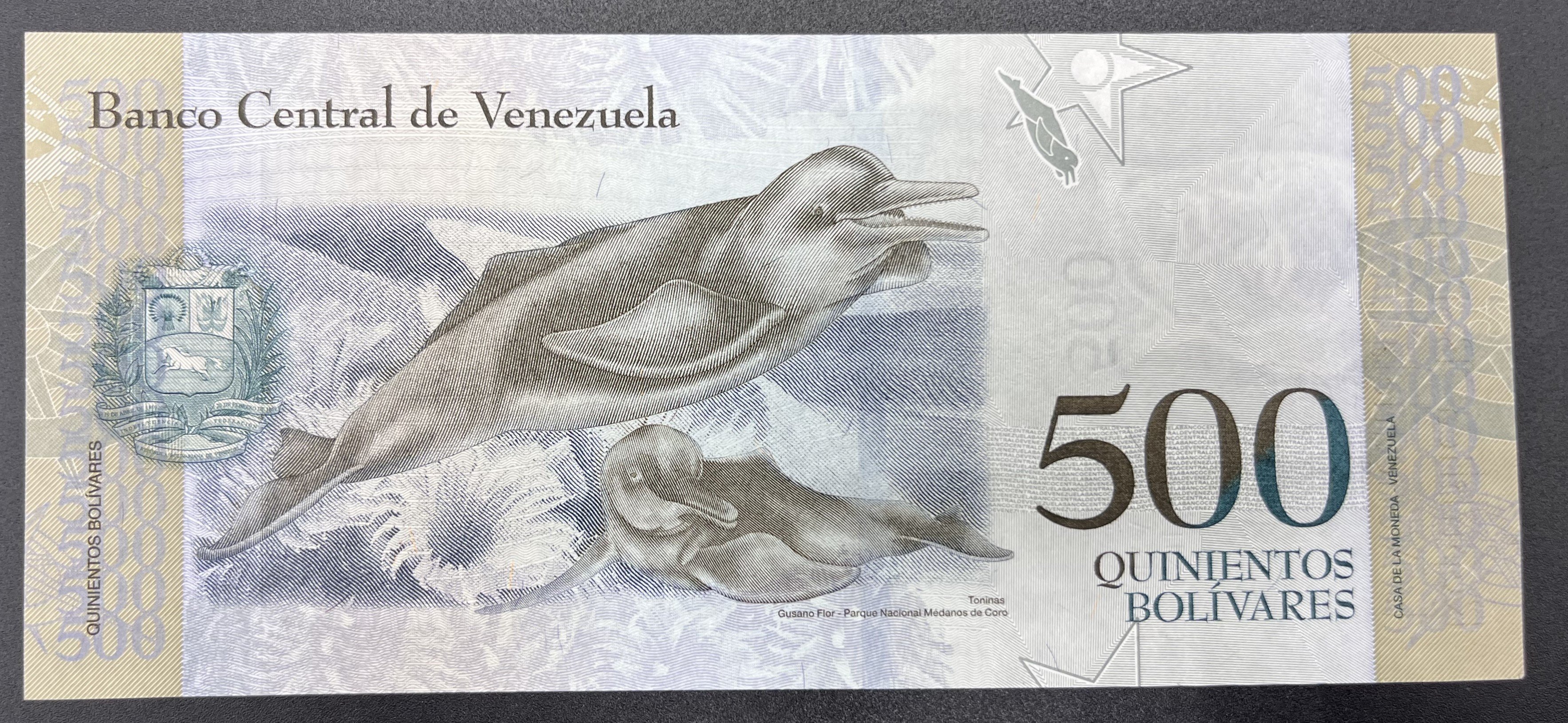 VENEZUELLA>500.00>BOLİVAR