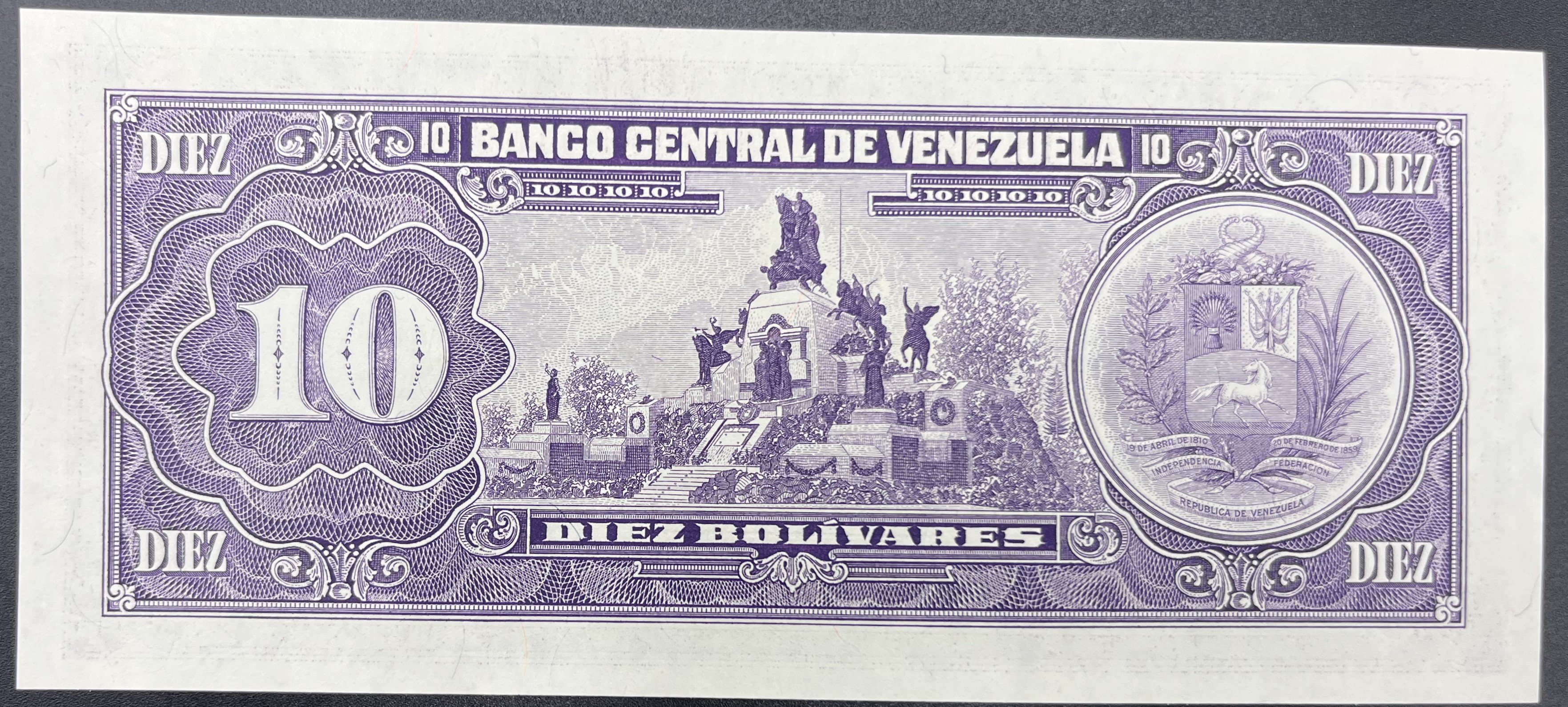 VENEZUELLA>10.00>BOLİVAR