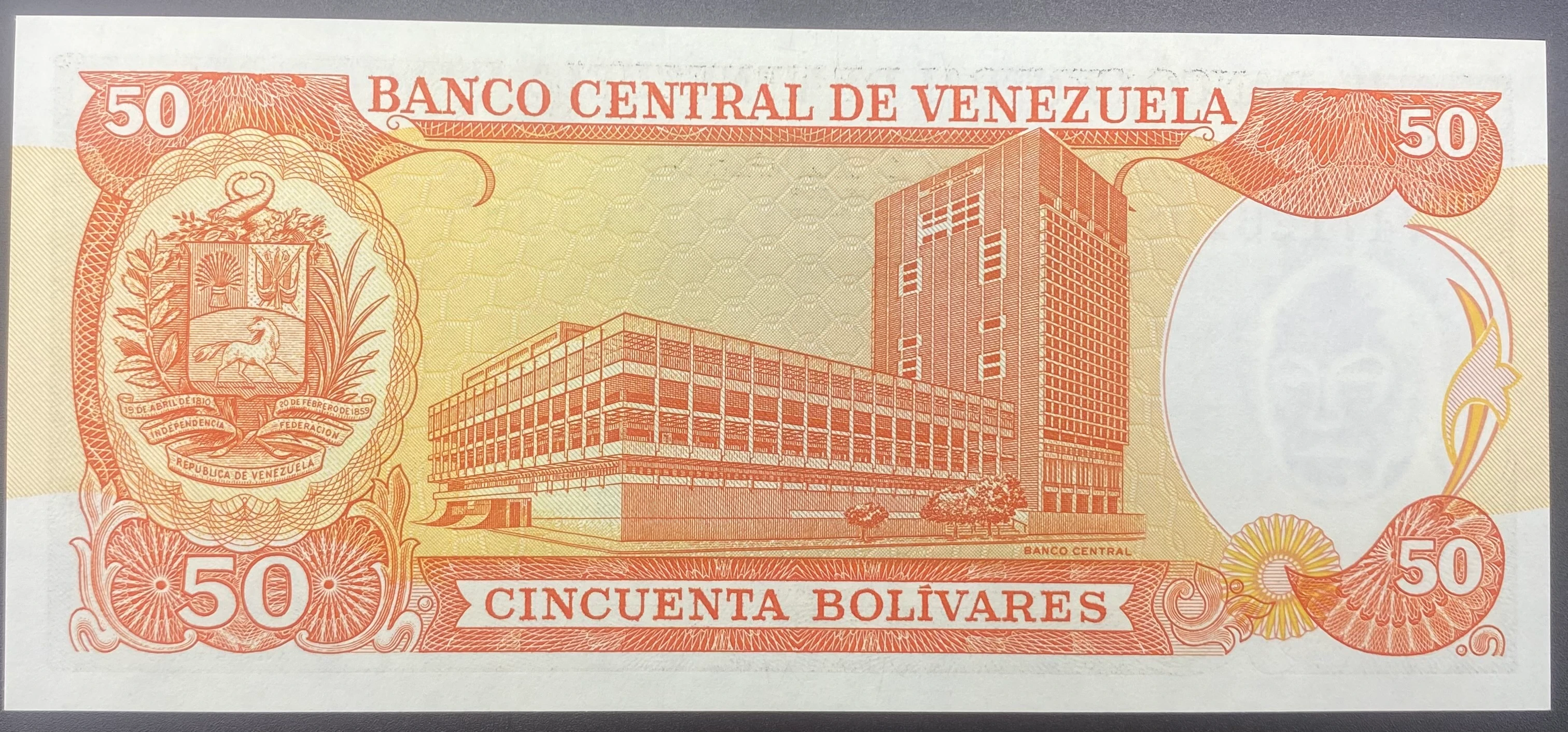 VENEZUELLA 50  BOLİVAR (2008)-ÇİL