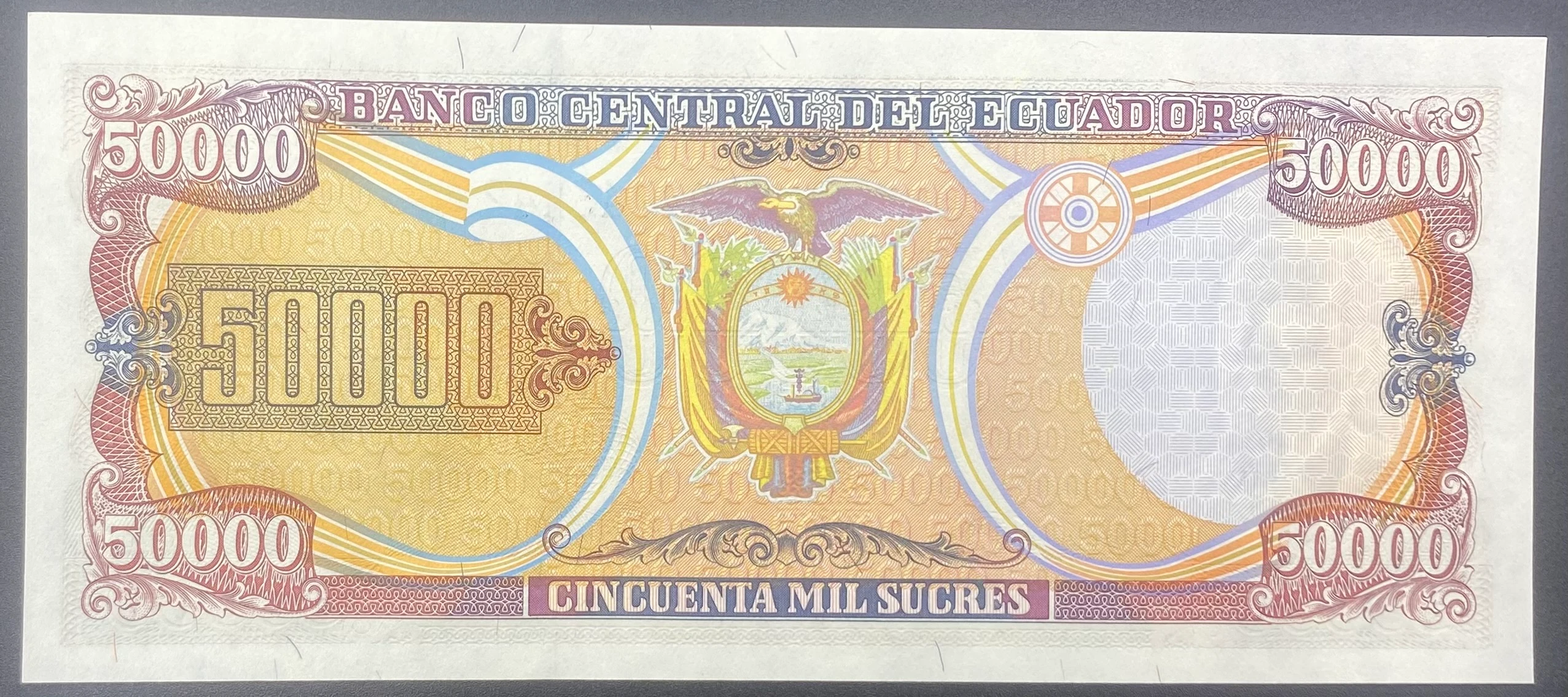 EKVATOR  50 000 SUCRES  (1999)-ÇİL