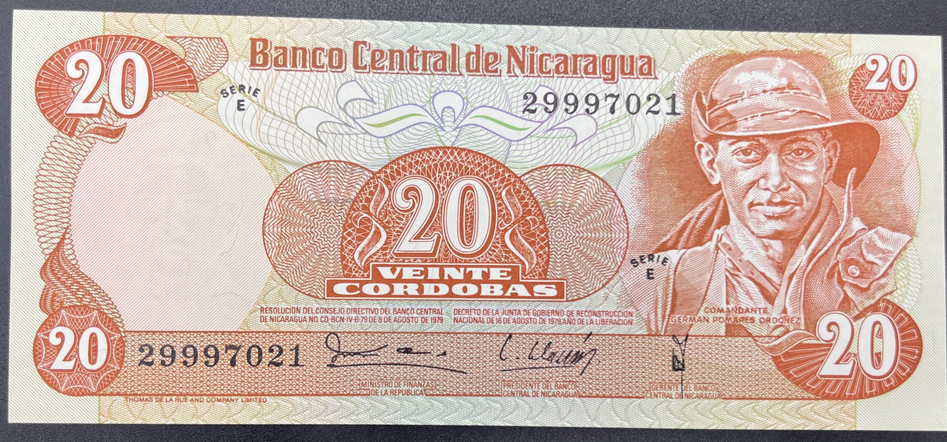 NİKARAGUA>20.00>CORDOBAS