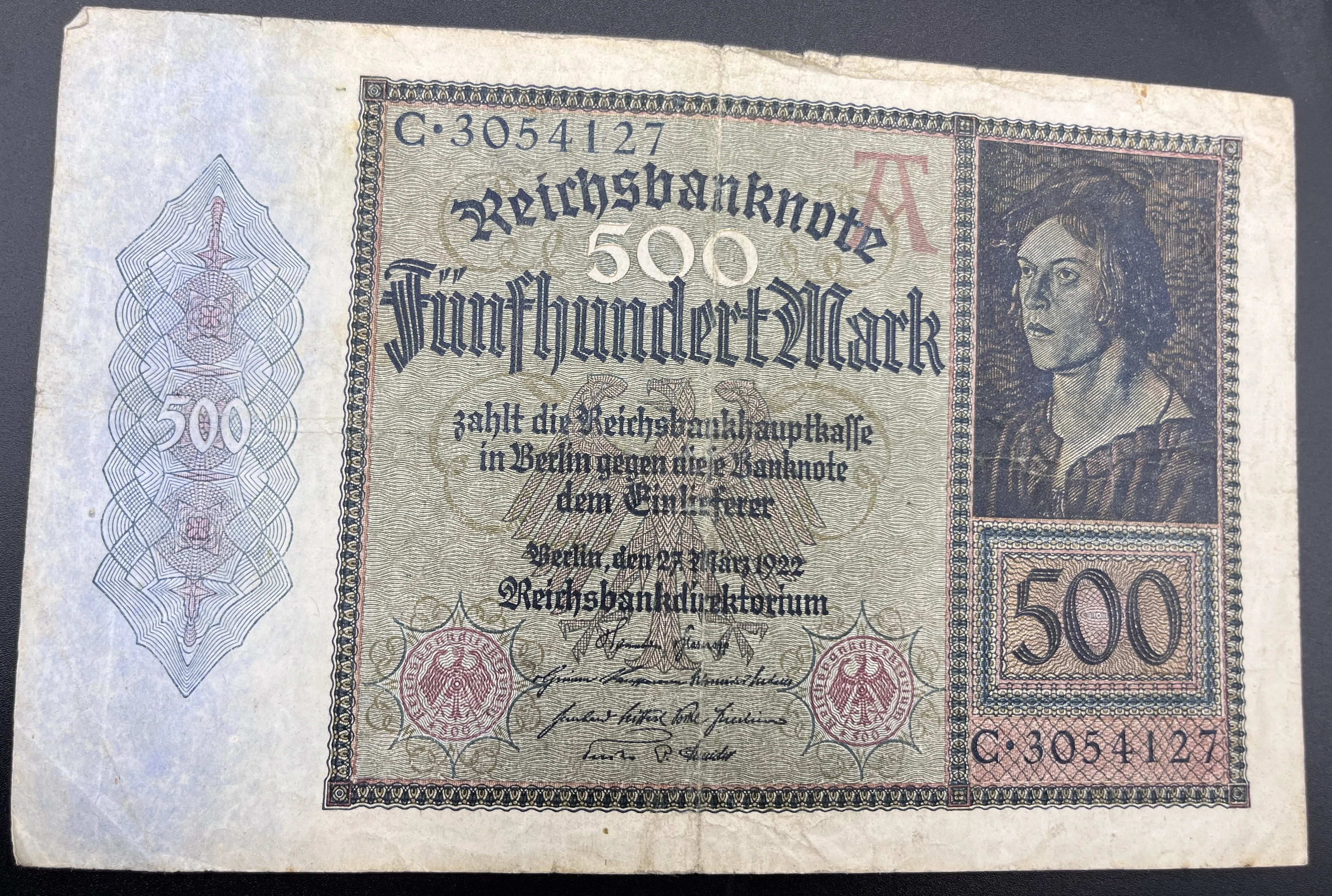 ALMANYA  500  MARK  (1906) -TEMİZ