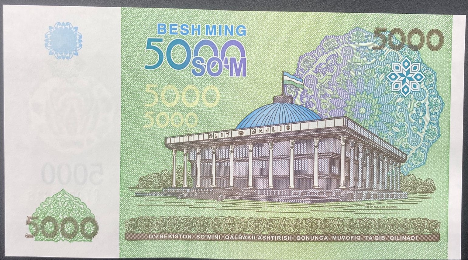 ÖZBEKİSTAN>5,000.00>MANAT
